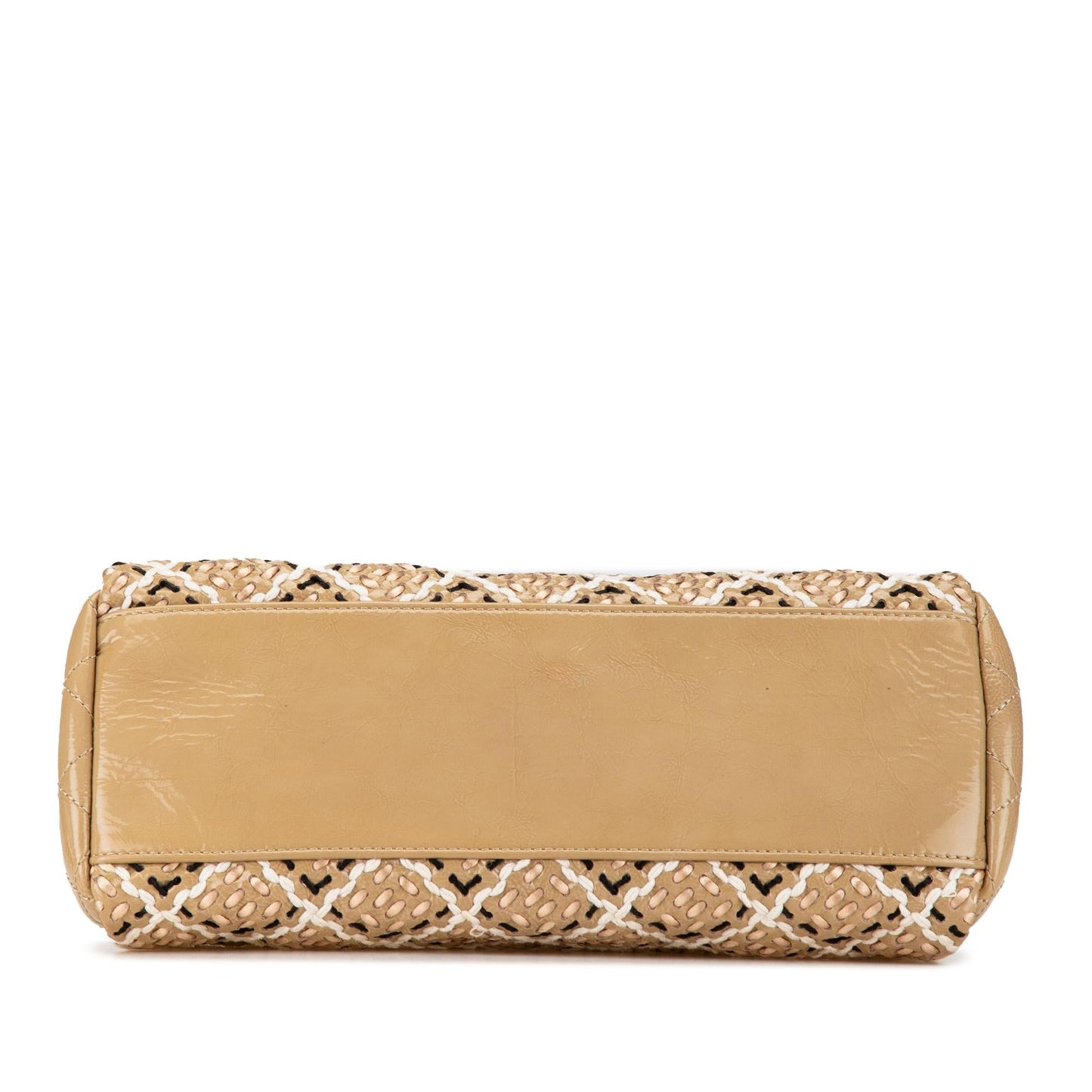 Chanel Patent Stitch Just Mademoiselle Bowling SHG-GjxVAH Small Handbag