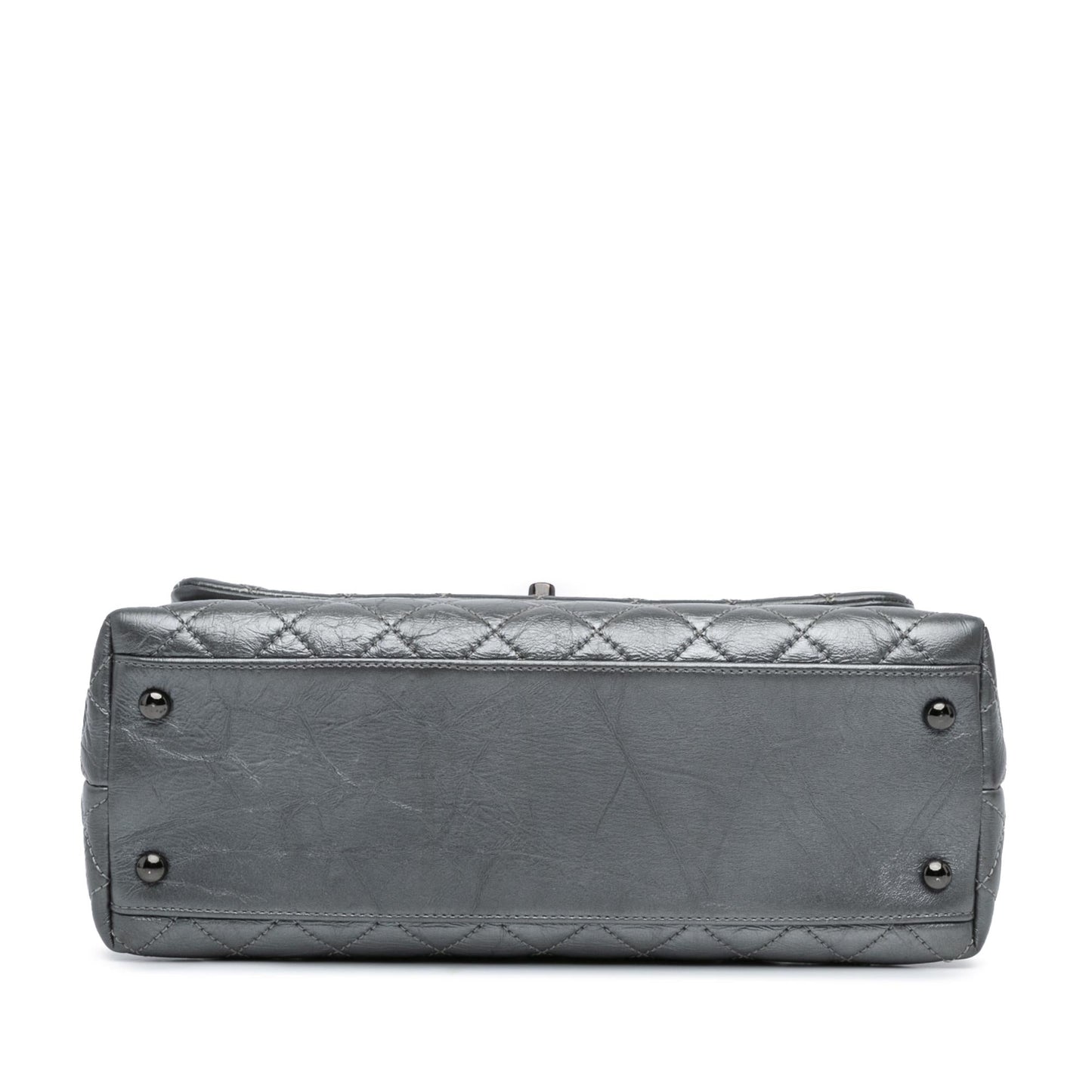 Chanel Quilted Aged Calfskin Coco Top Handle Small Handbag