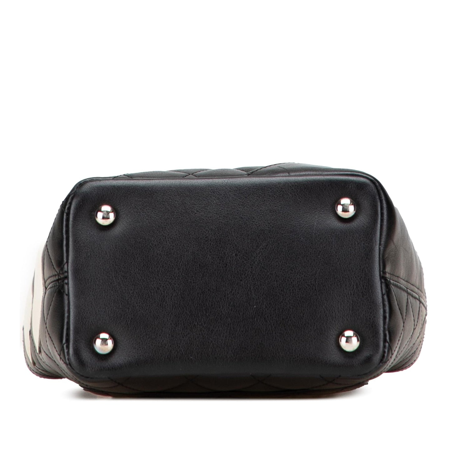 Chanel Quilted Lambskin Cambon Ligne Small Tote Bag