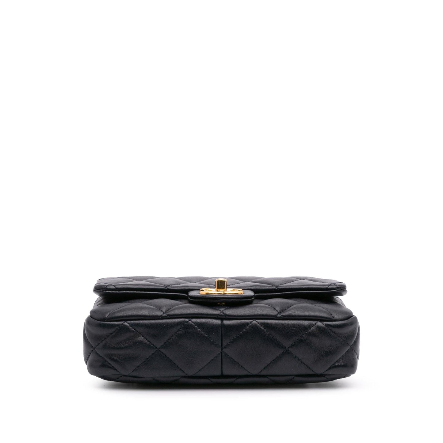 Chanel Quilted Lambskin Funky Town Flap Small Handbag