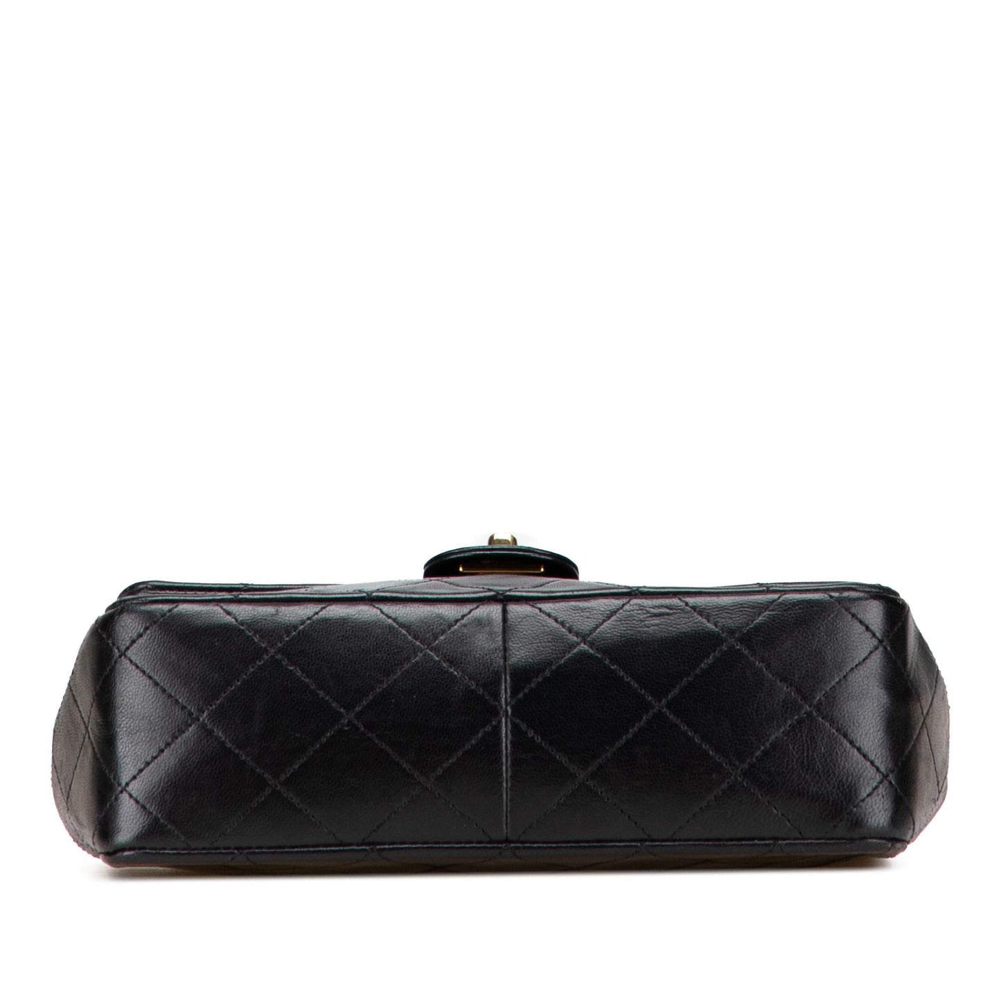 Chanel Square Quilted Lambskin Single Flap Handbag Flap 1