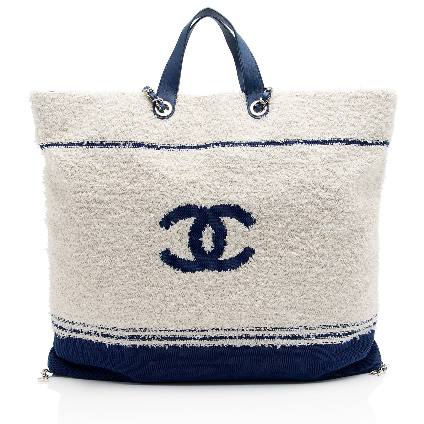 Chanel Terry Cloth Deauville BIarritz Tote Bag