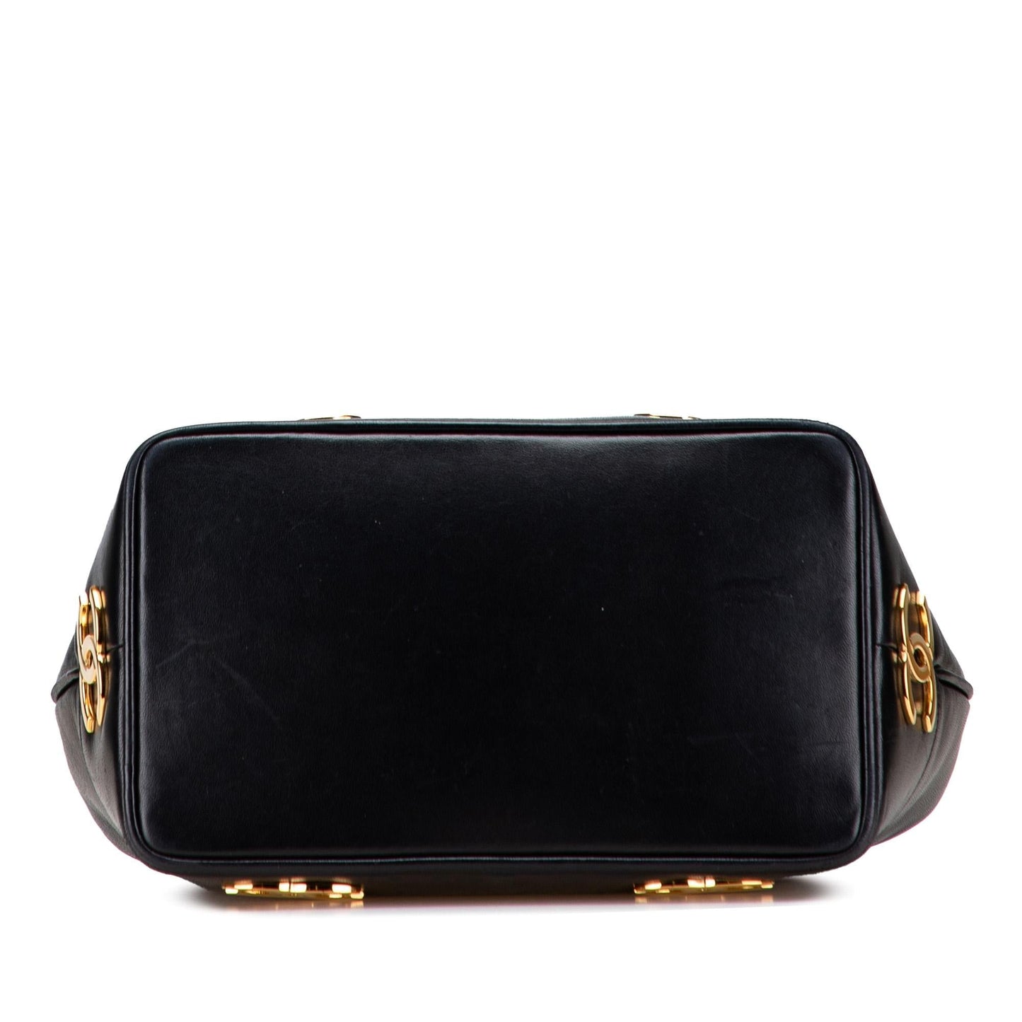 Chanel Triple CC Lambskin Bucket Bag