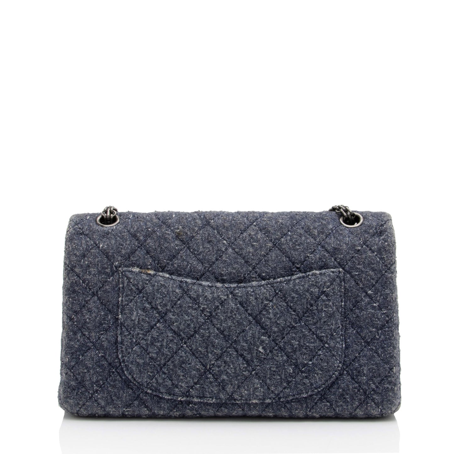 Chanel Tweed 2.55 Reissue 226 Double Flap Shoulder Bag
