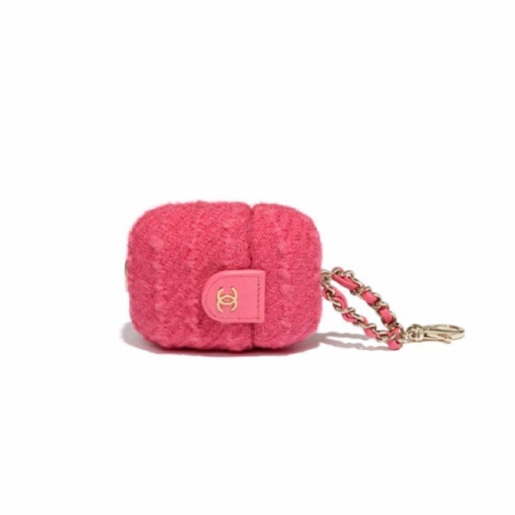 Chanel Tweed Airpods Pro Case Bag