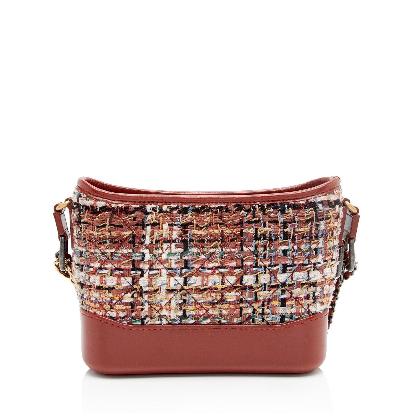 Chanel Tweed Calfskin Gabrielle Hobo SHF-pLIovj Small Shoulder Bag