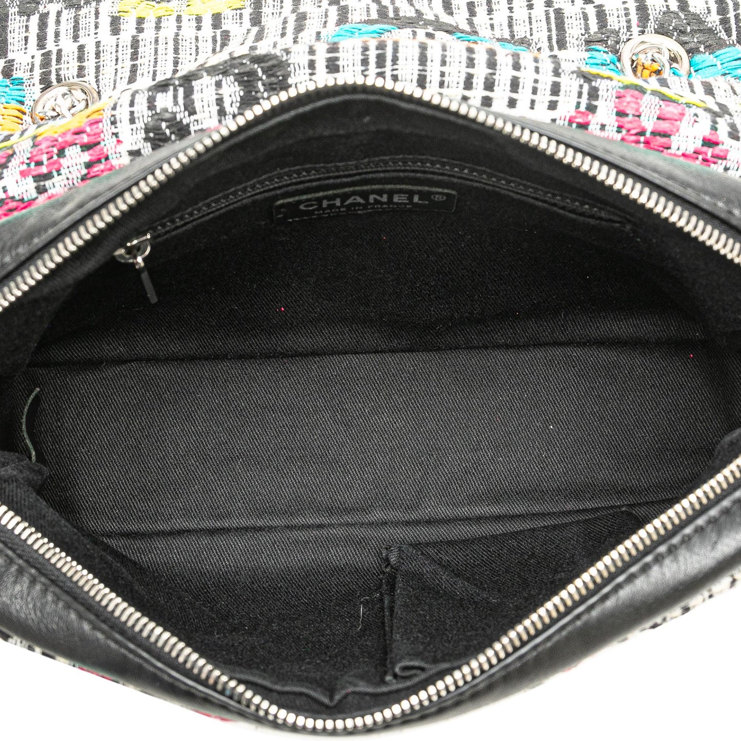 Chanel Tweed Easy Fantasy Flap Handbag