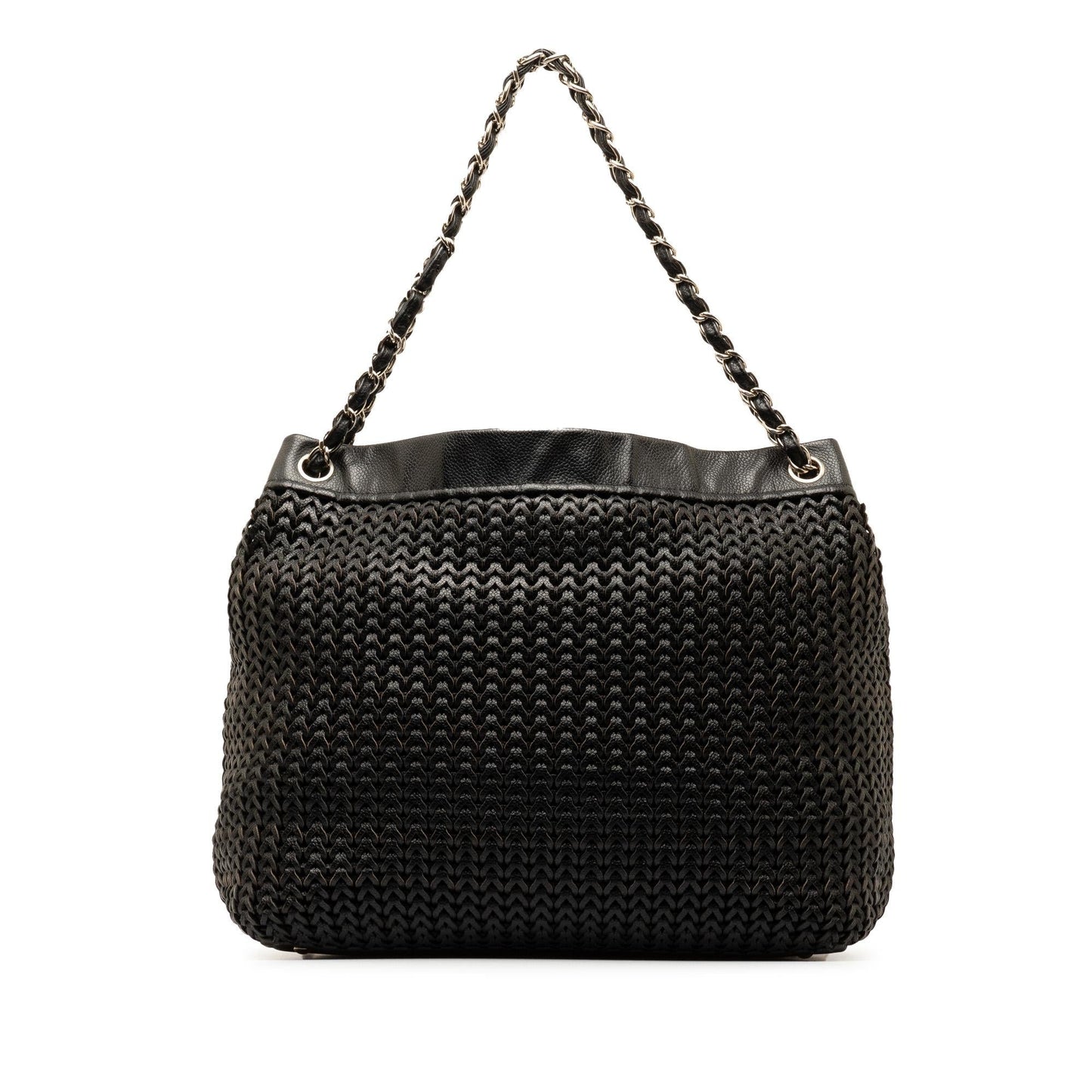 Chanel Woven Caviar SHG-r7jUZ9 Leather Tote Bag
