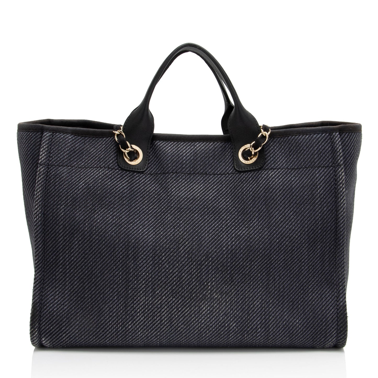 Chanel Woven Straw Deauville SHF-oXD7wn Tote Bag