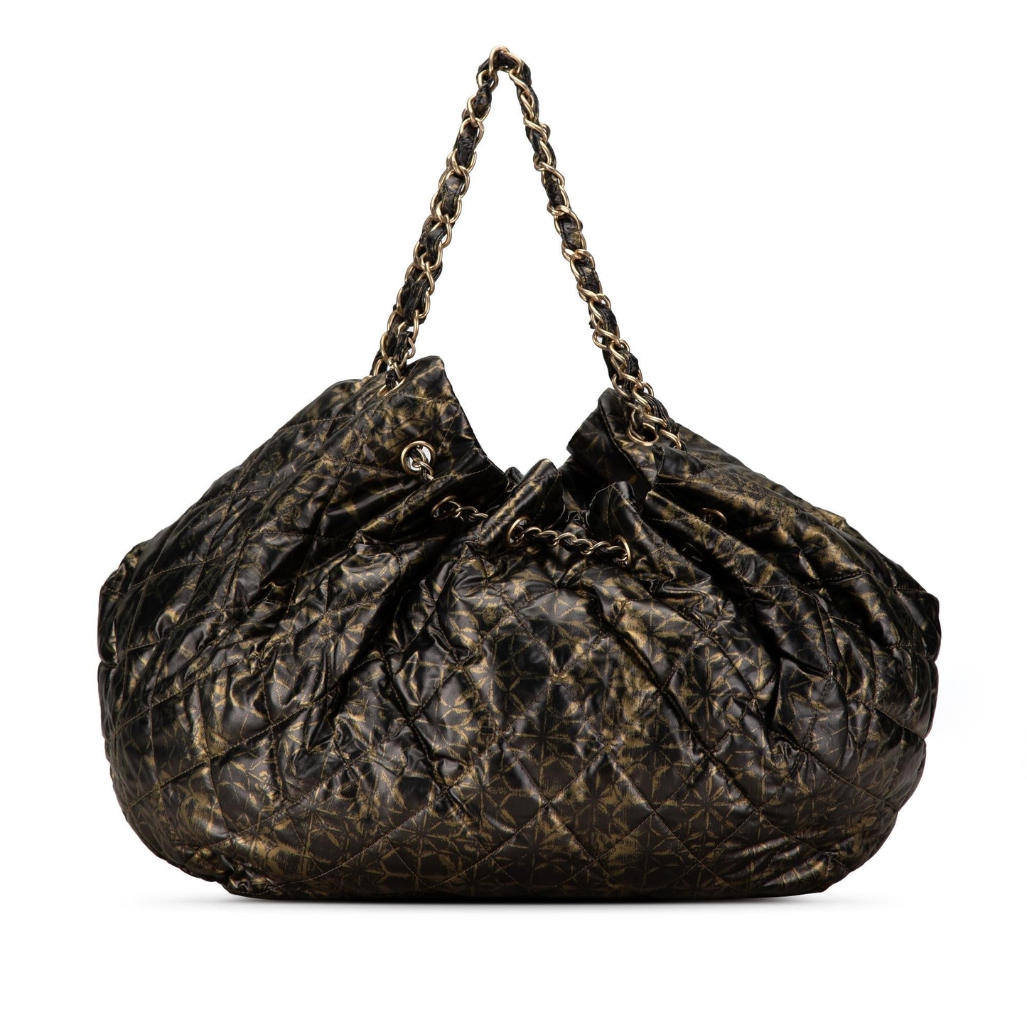 Chanel XL Printed Nylon Cabas Spirit SHG-Ewd3Kn Tote Bag