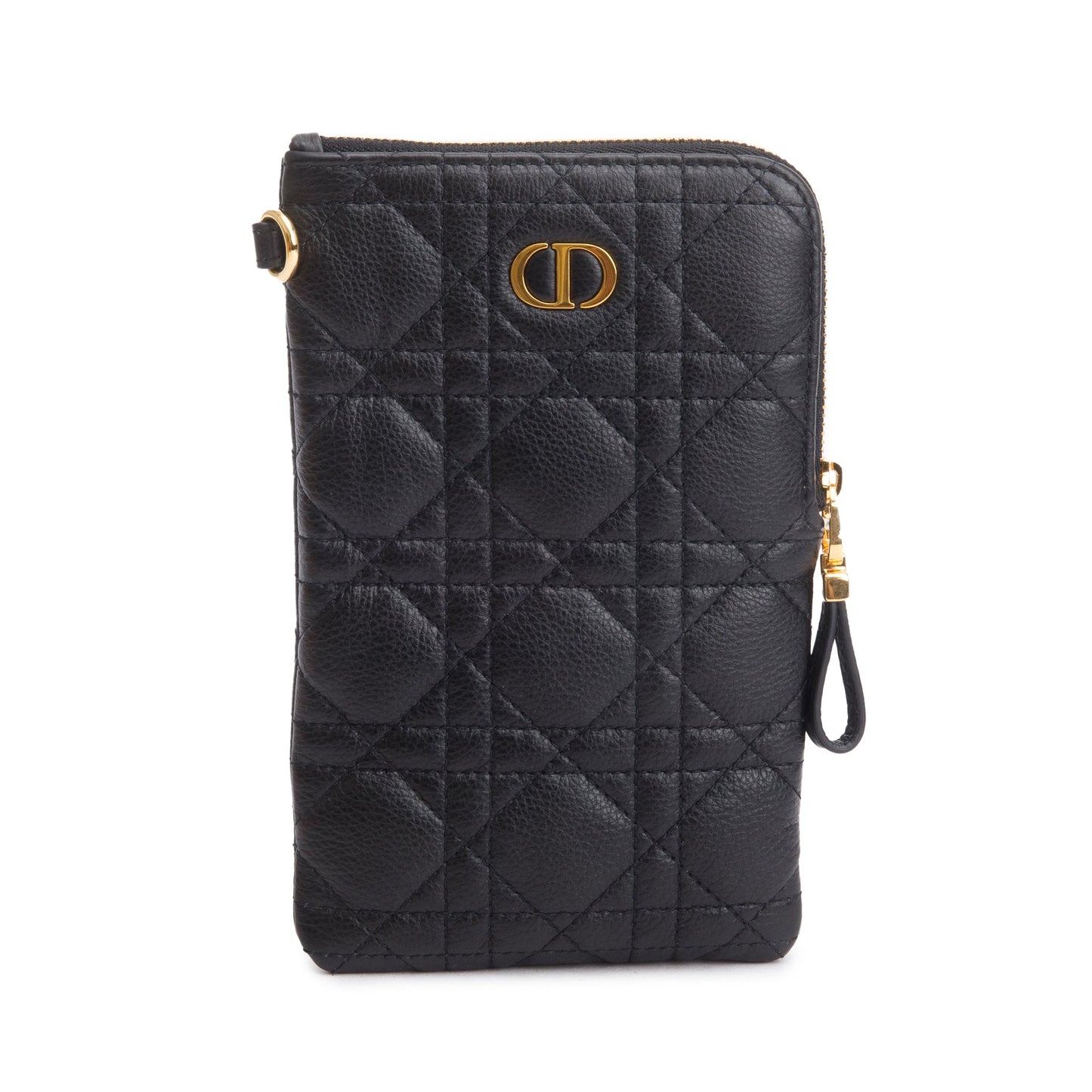 Dior Christian Caro Multifunctional Pouch Handbag Leather Quilted Travel Bag