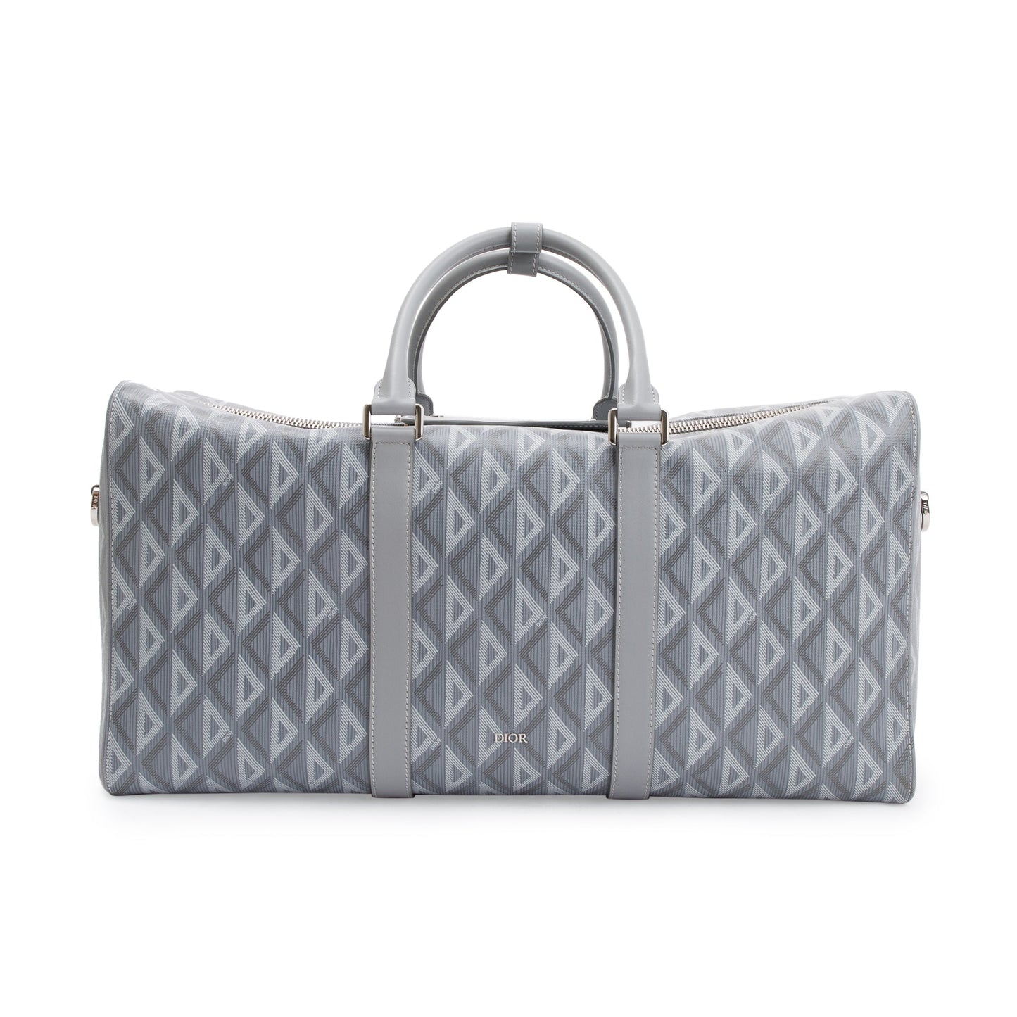 Dior Christian Gray Cd Diamond Lingot Duffle Bag Travel Bag
