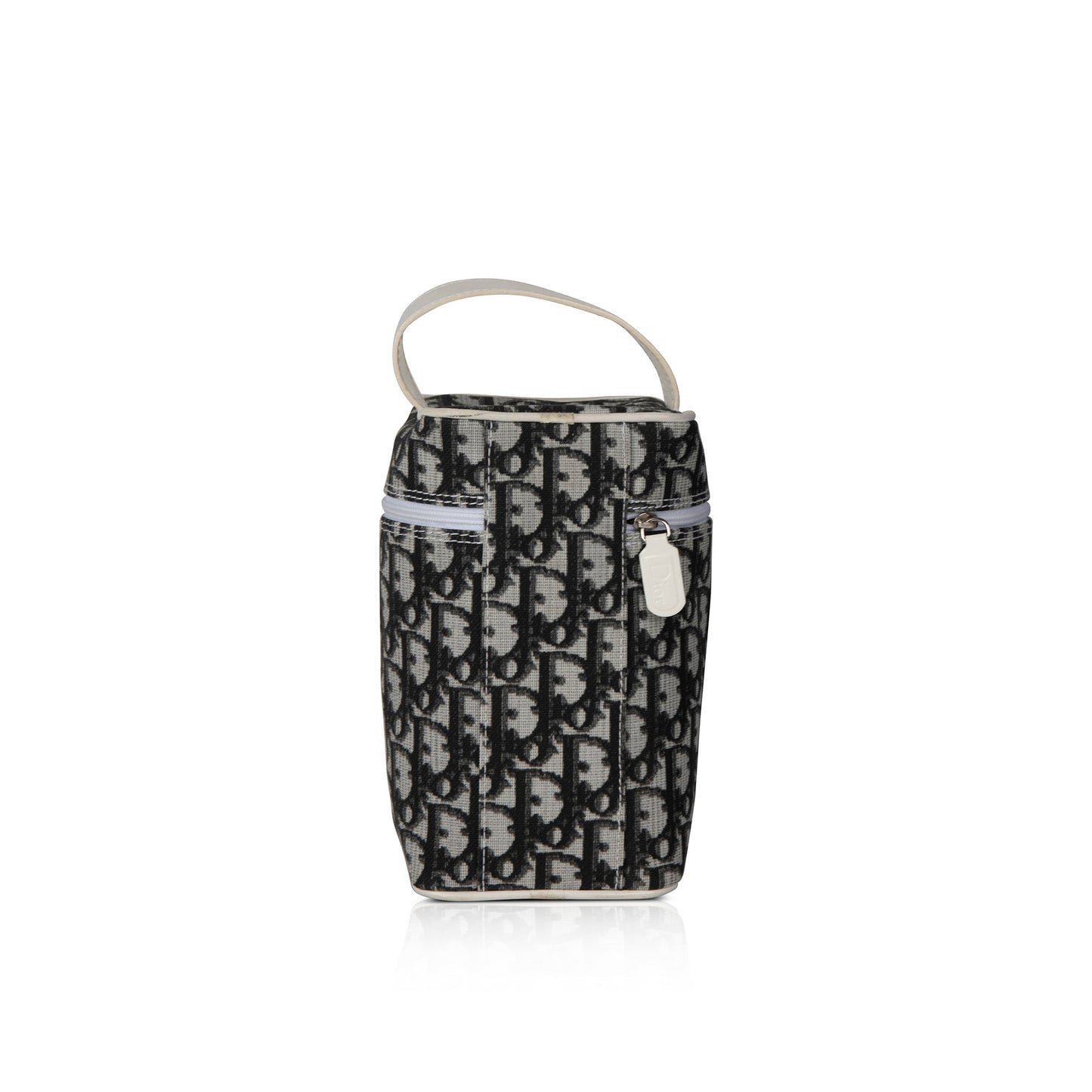 Dior Christian Oblique Trotter Vanity Case Handbag Travel Bag