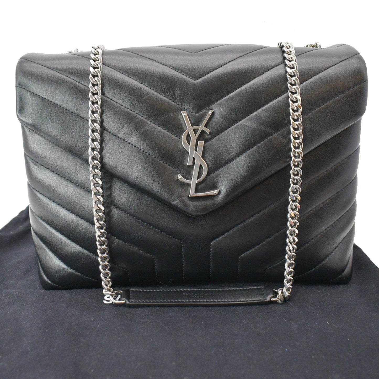 YSL Saint Laurent Saint Medium Loulou Chain Shoulder Bag Leather Matelasse Medium 1