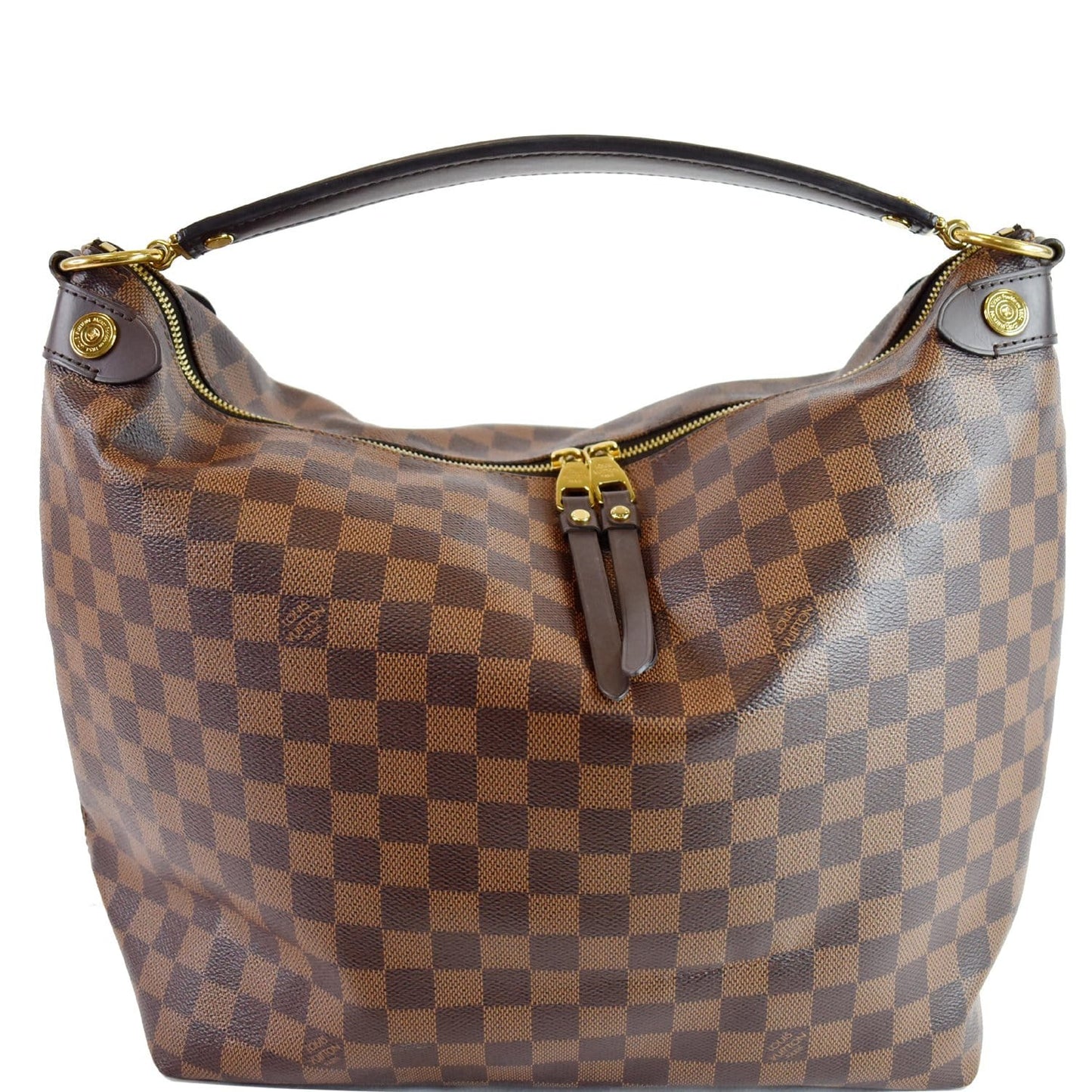 Louis Duomo Hobo Damier Ebene Hobo Bag Brown Shoulder Bag