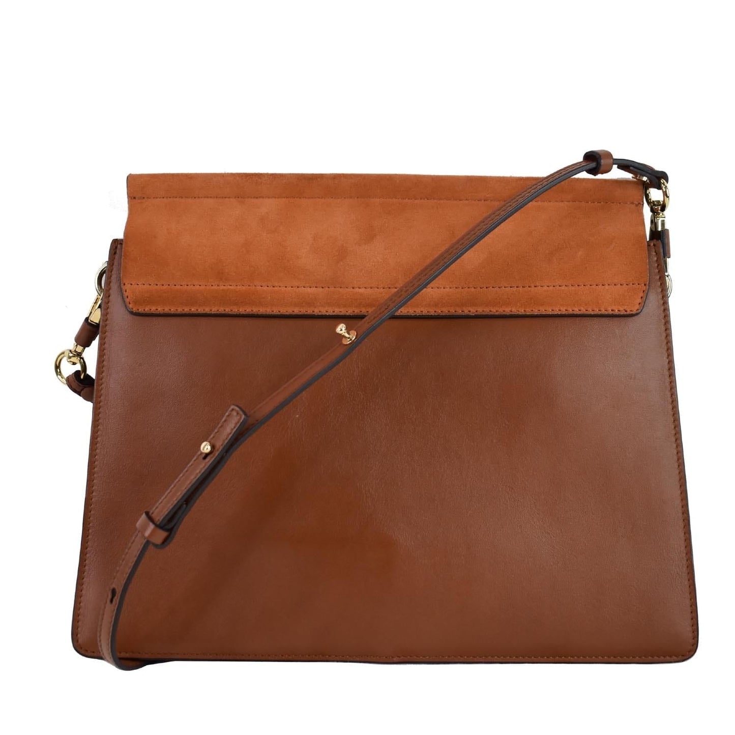 Chloe Faye Shoulder Bag Leather Brown