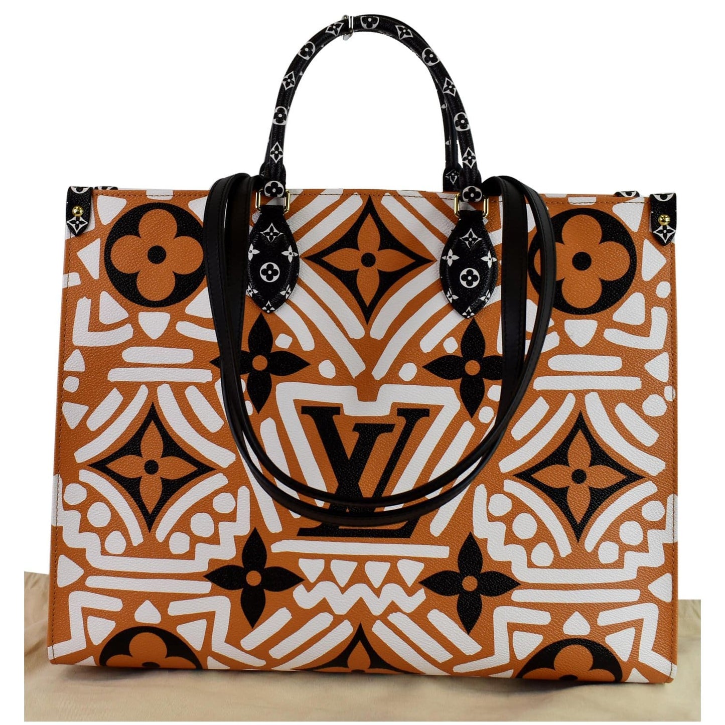 Louis Onthego Gm Crafty Giant Shoulder Bag Canvas Monogram