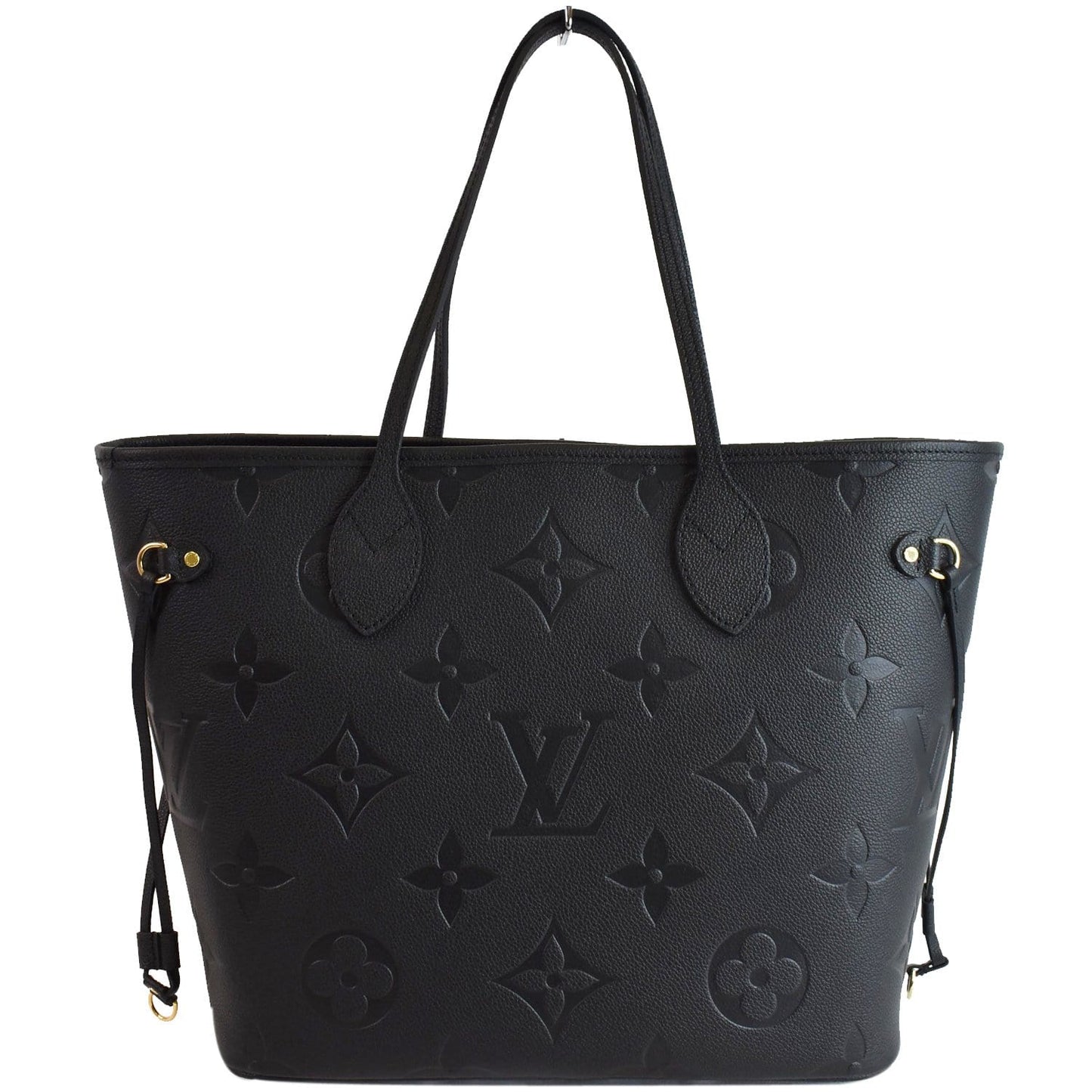 Louis Neverfull Mm Empreinte Tote Bag Monogram Black Shoulder Bag