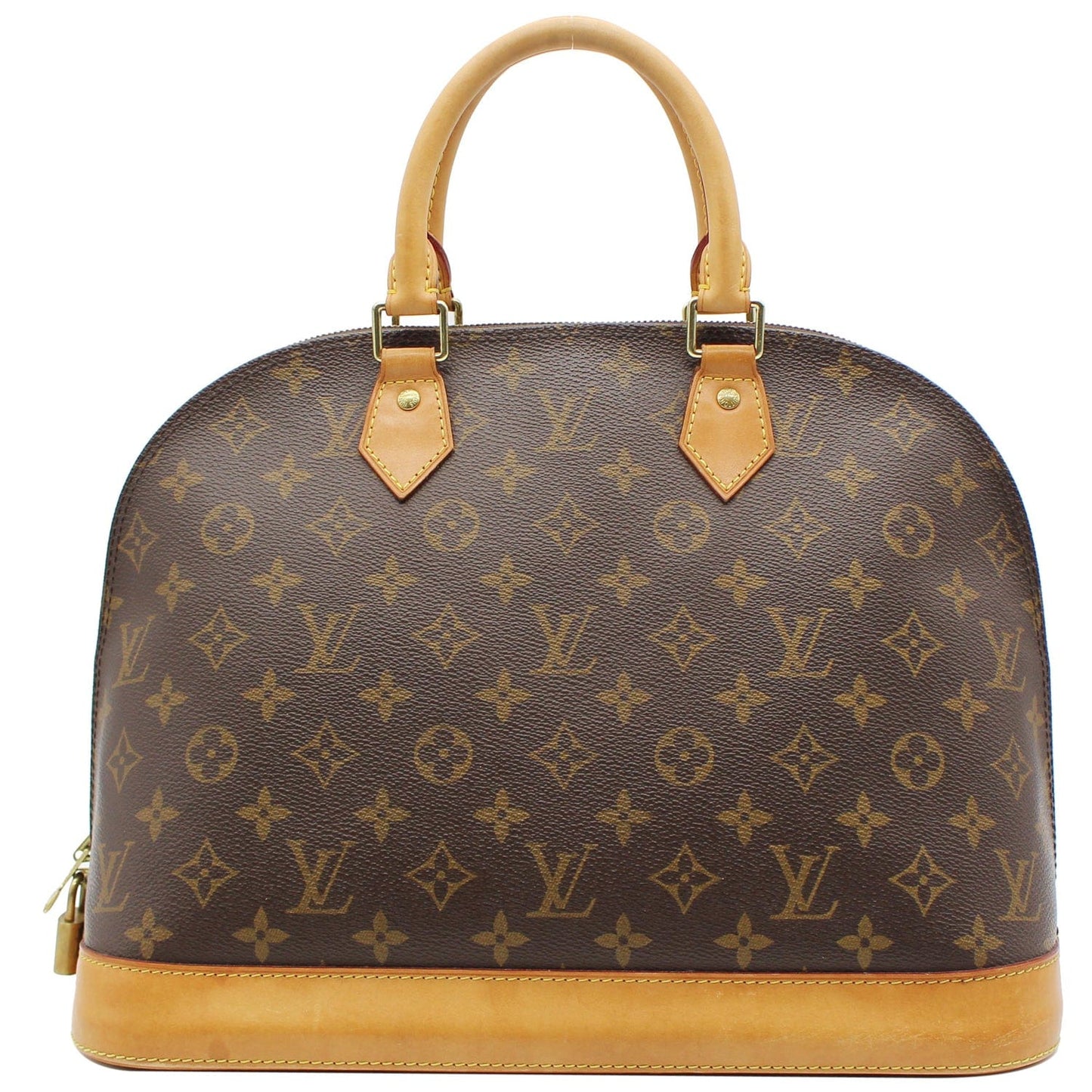 Louis Alma Gm Satchel Bag Canvas Monogram Shoulder Bag