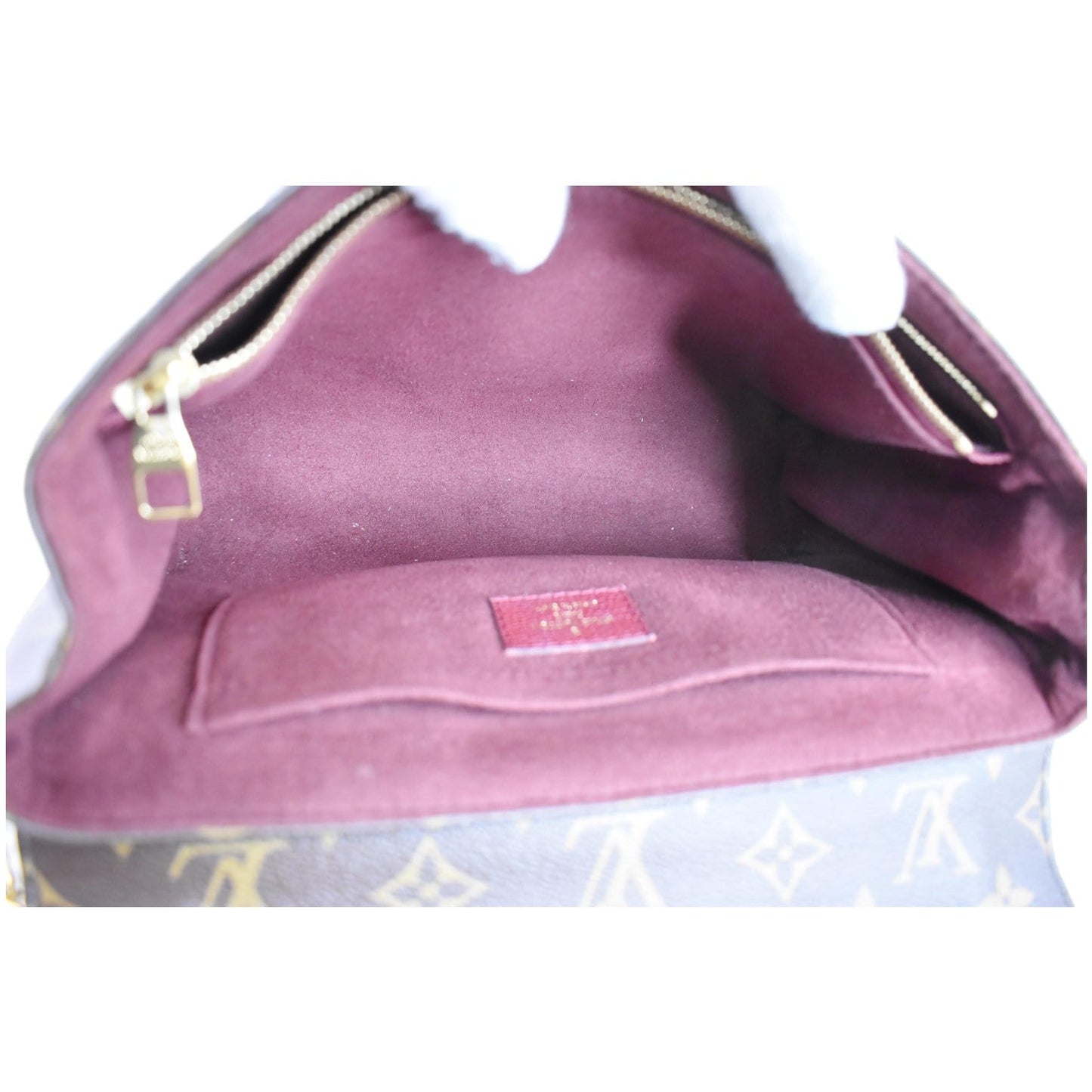 Louis Saint Placide Crossbody Bag Bordeaux Canvas Monogram