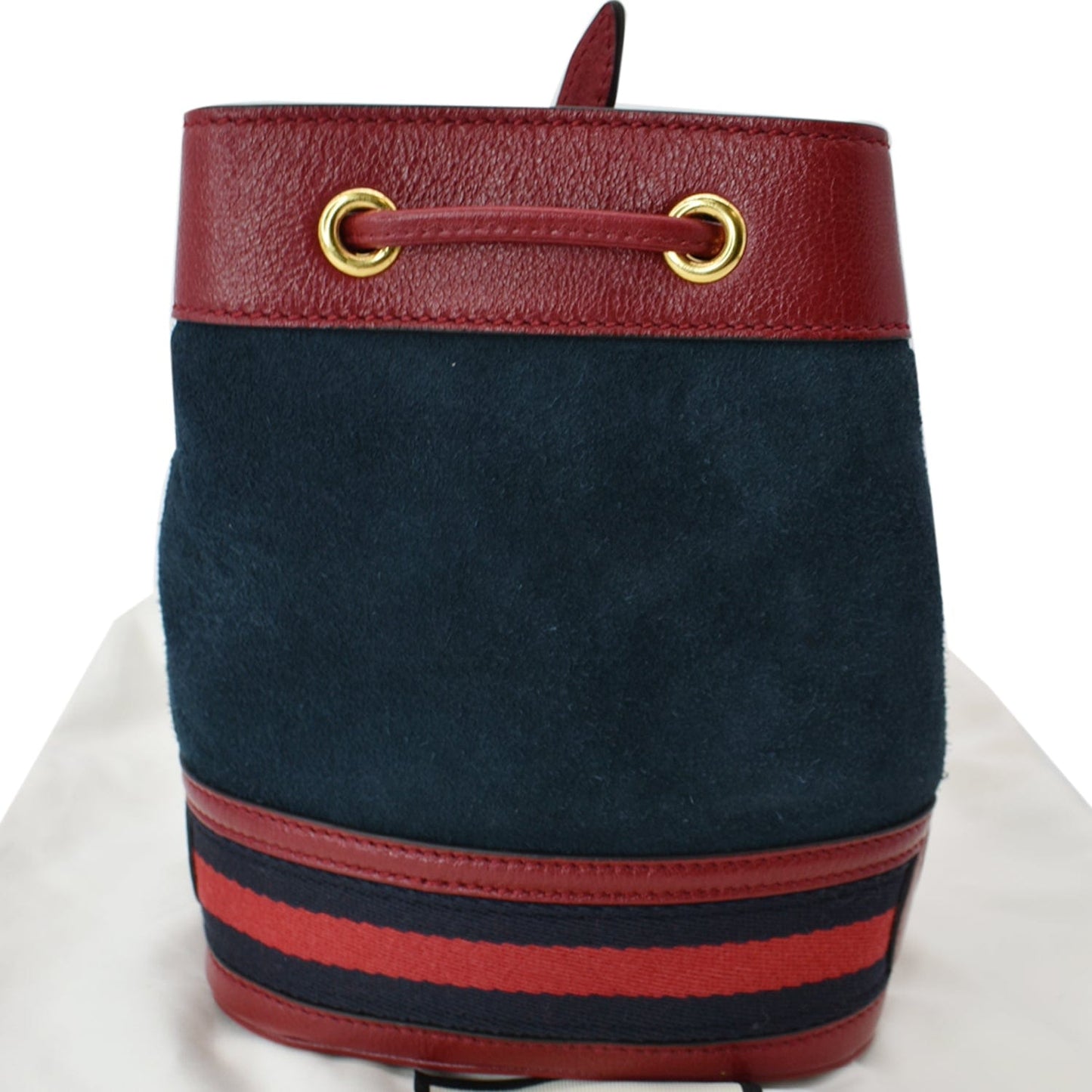 Gucci Ophidia Mini Trimmed Bucket Bag Leather Suede Crossbody Bag