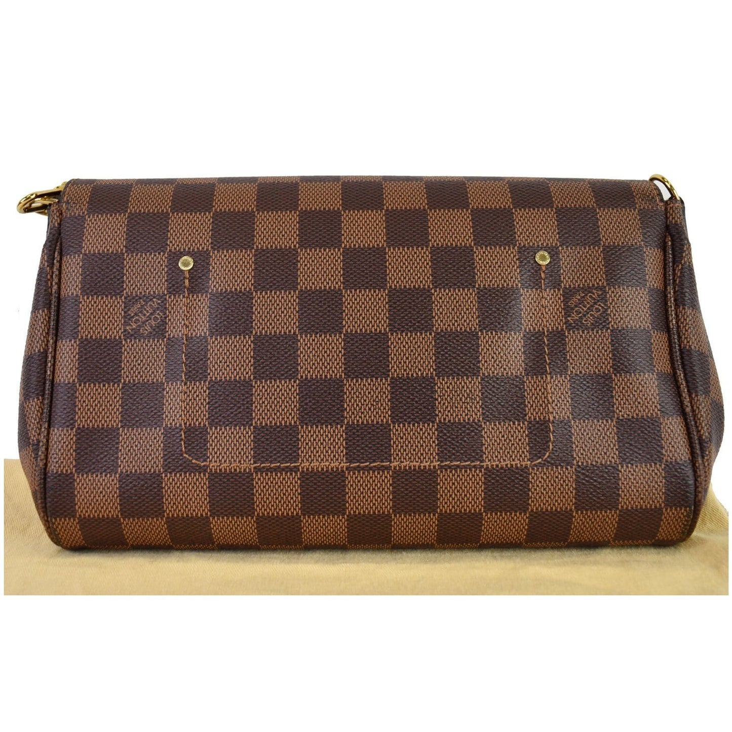 Louis Favorite Mm Damier Ebene Crossbody Bag Brown