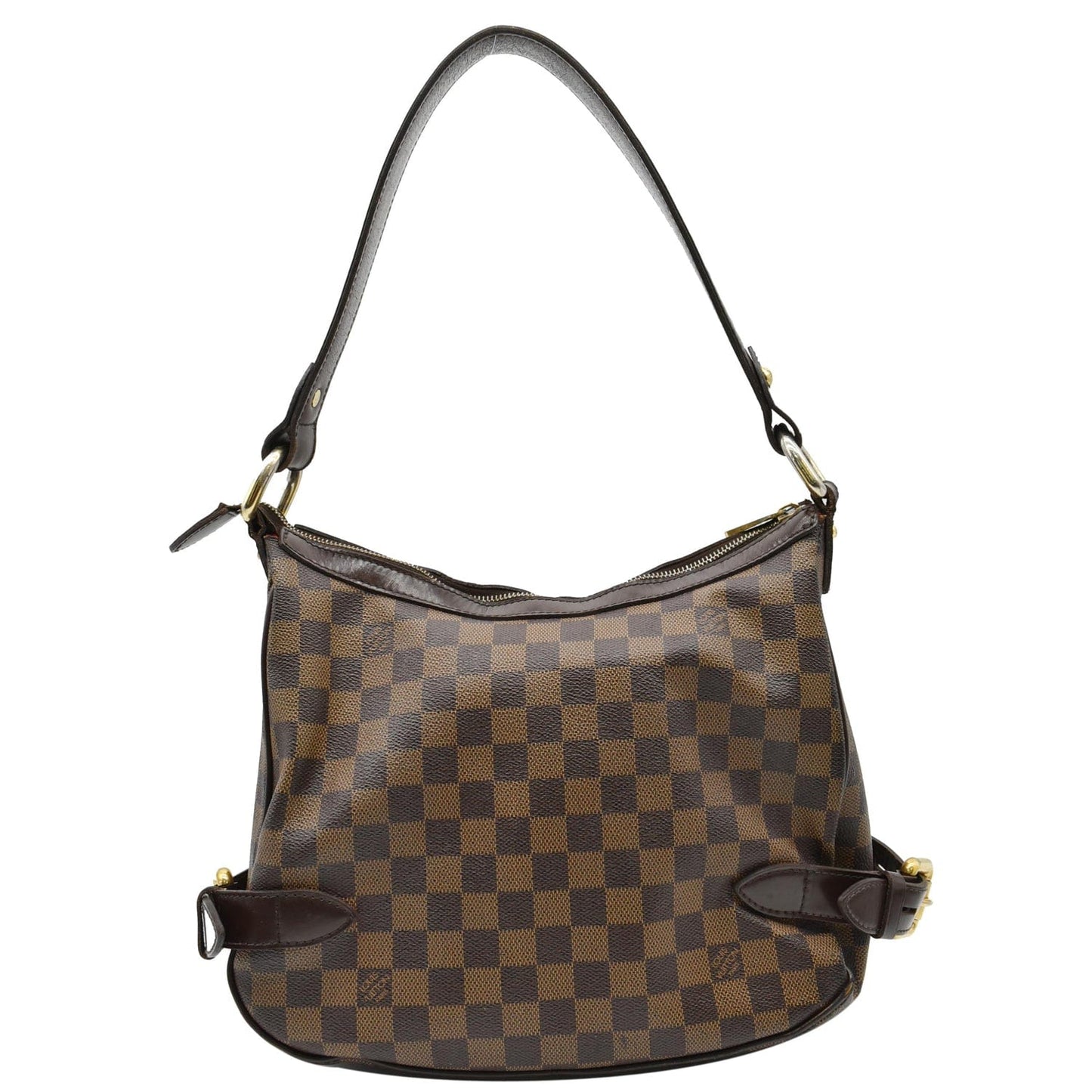 Louis Highbury Damier Ebene Shoulder Bag Brown