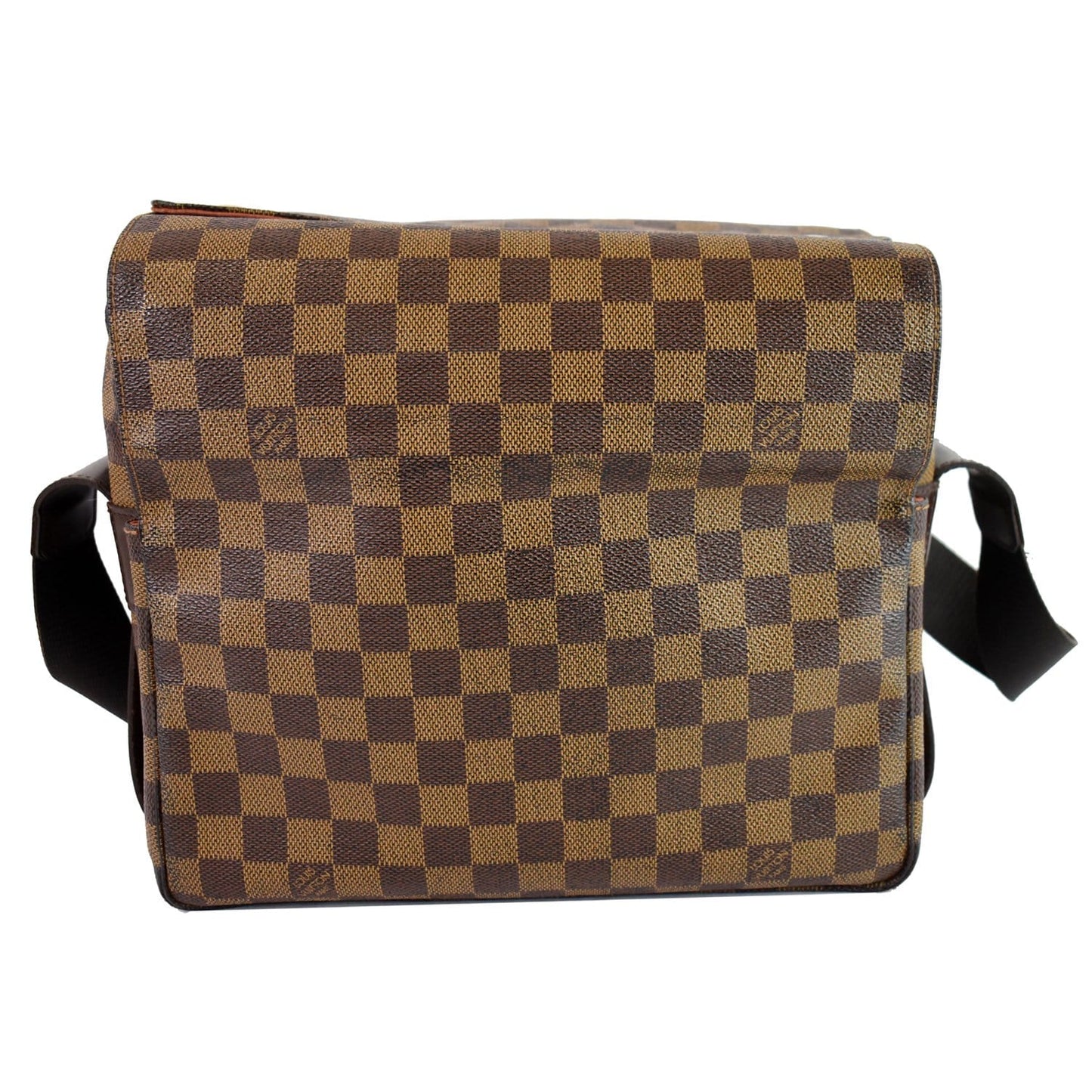 Louis Naviglio Damier Ebene Messenger Bag Off Brown Crossbody Bag