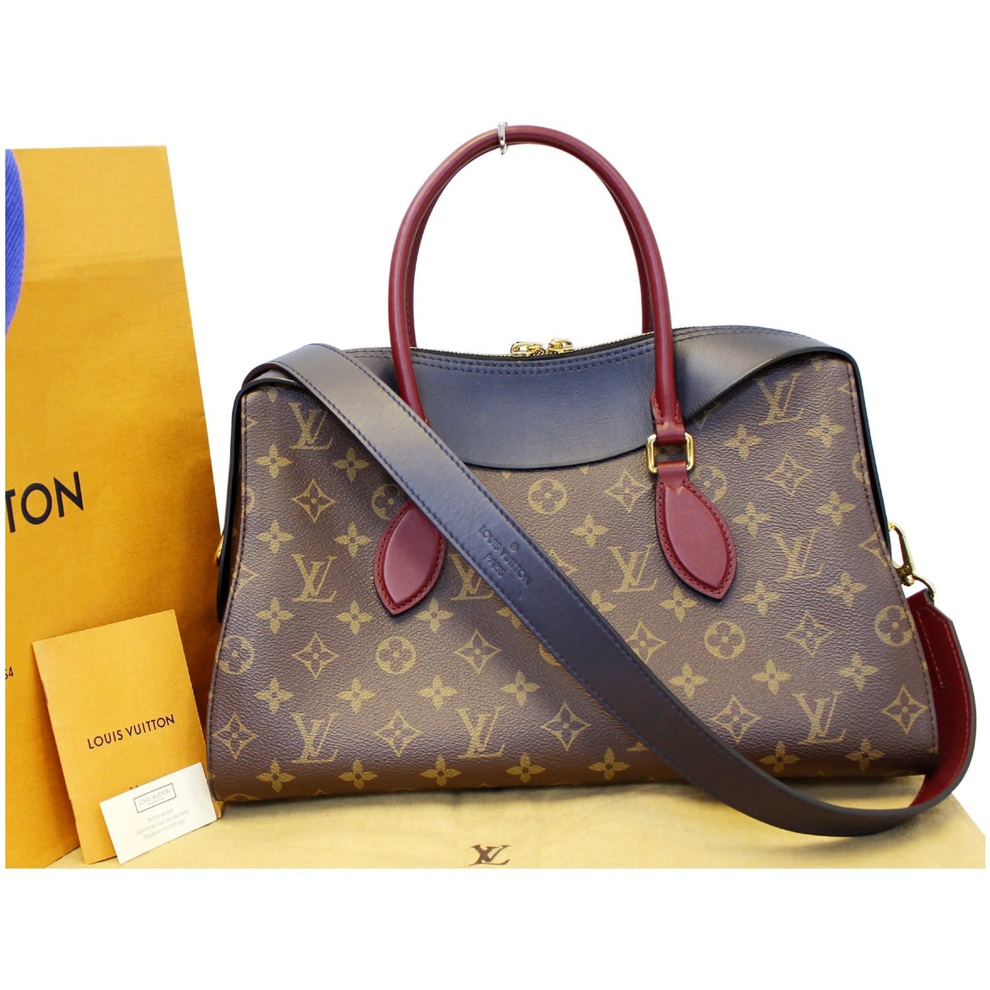 Louis Tuileries Tote Shoulder Bag Canvas Monogram