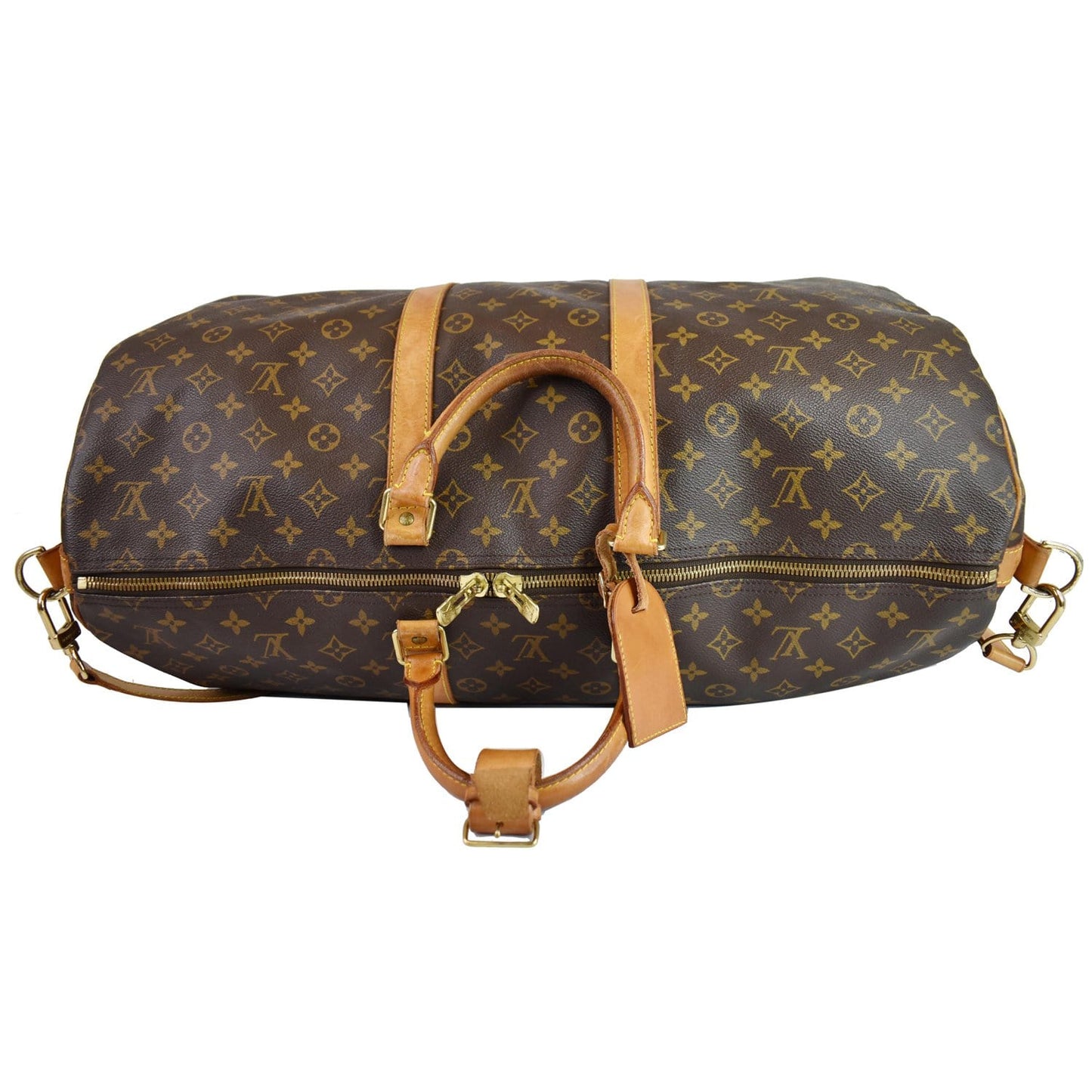 Louis Keepall Bandouliere Travel Bag Canvas Monogram Brown 1