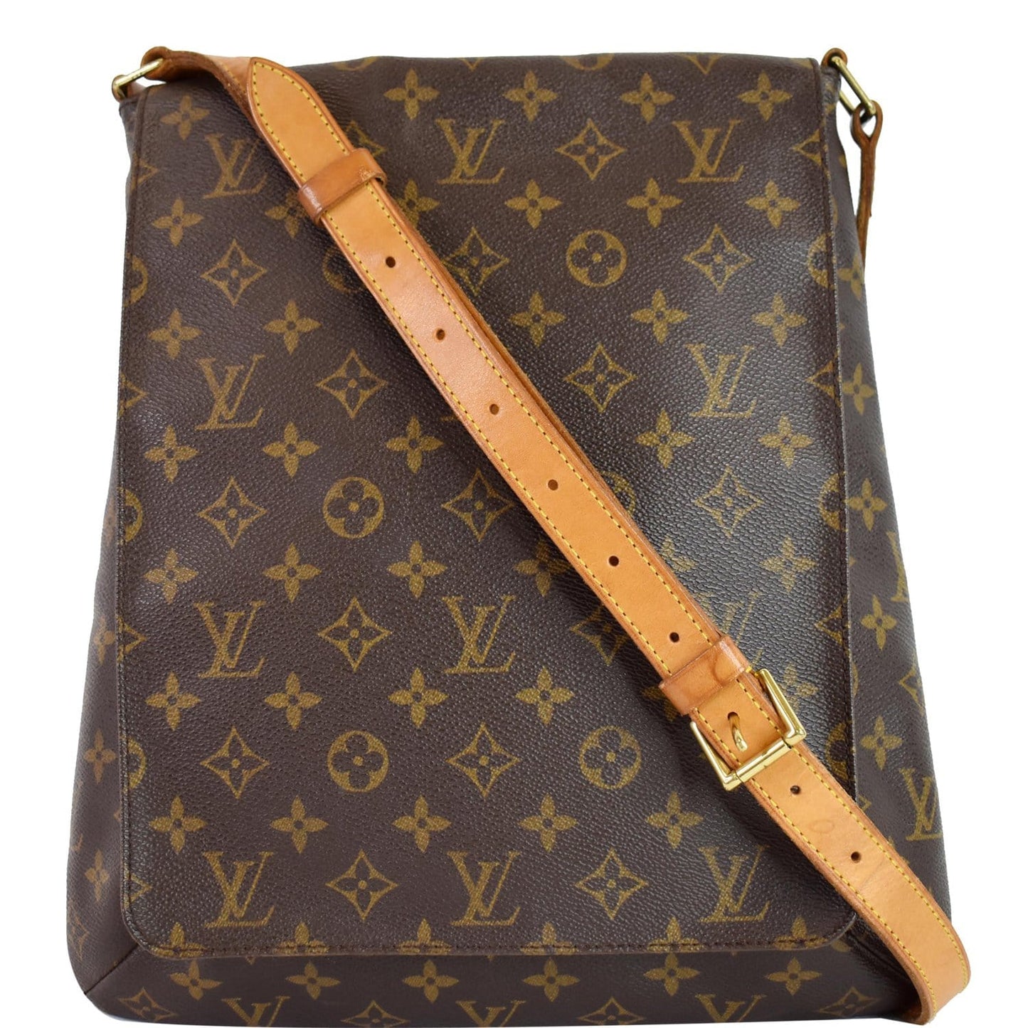 Louis Mtte Large Crossbody Bag Canvas Monogram