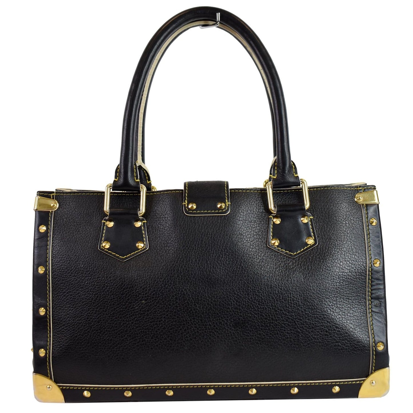 Louis Suhali Le Fabuleux Satchel Bag Leather Black Travel Bag