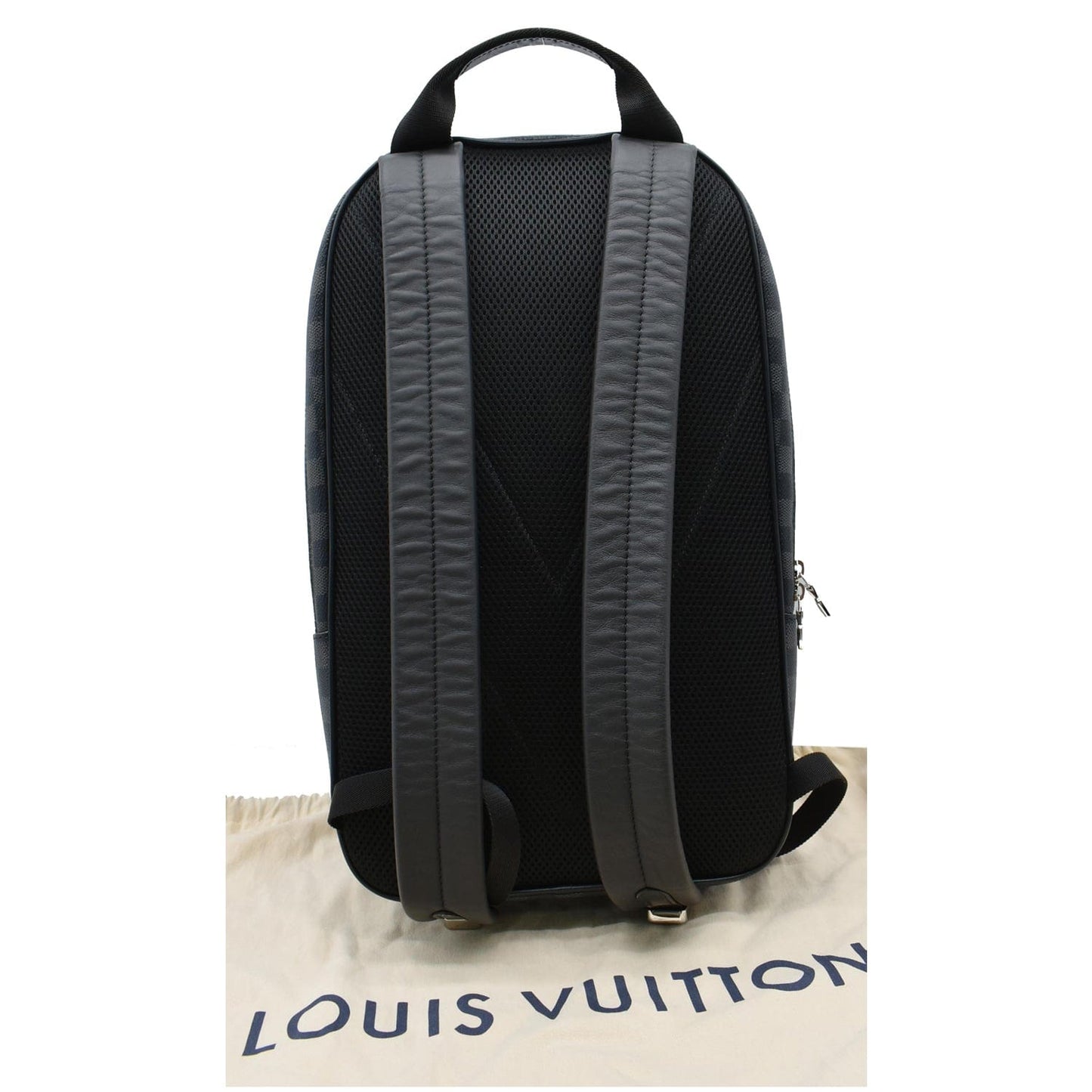Louis Michael Damier Graphite Backpack Bag Canvas Black
