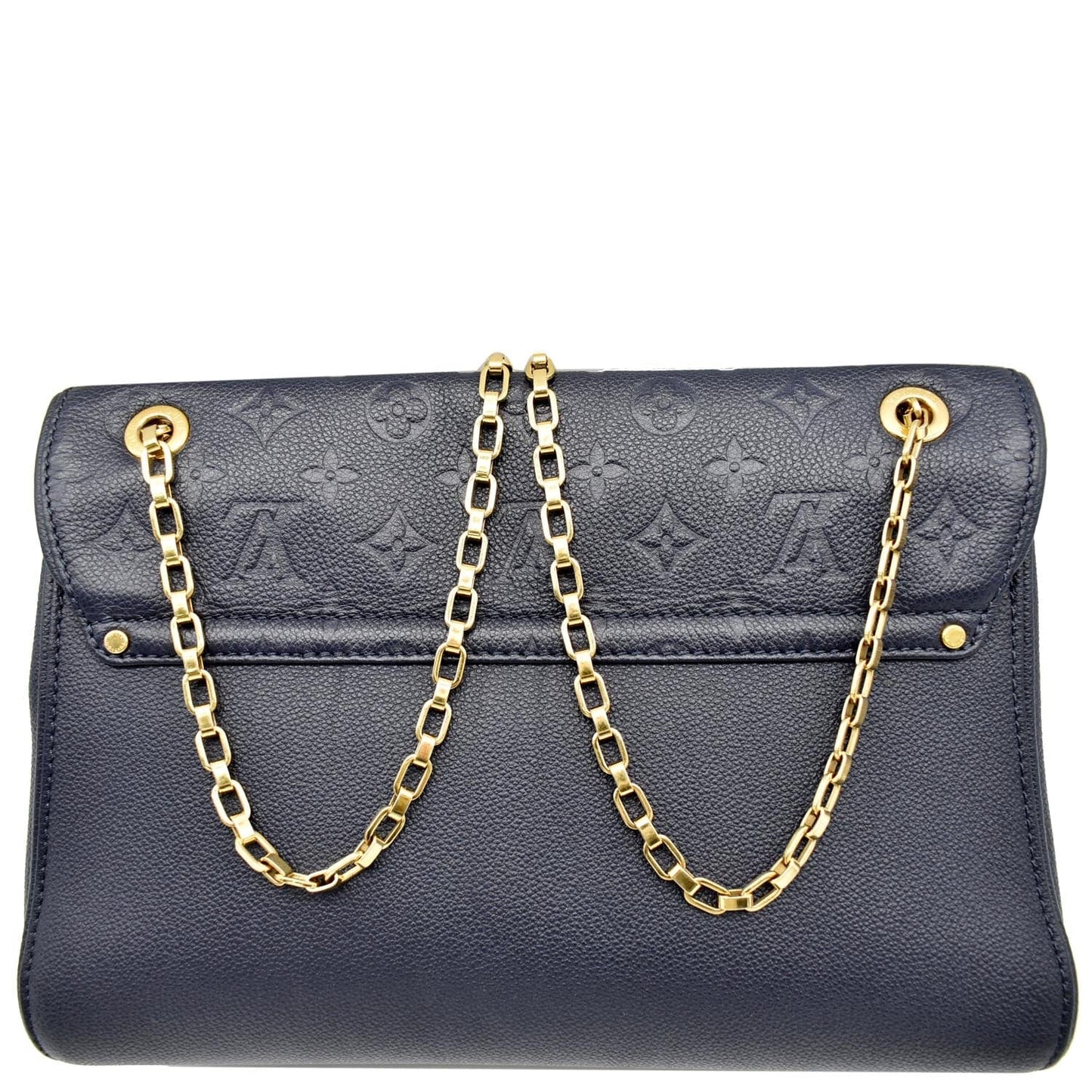 Louis Saint Germain Mm Empreinte Shoulder Bag Leather Monogram