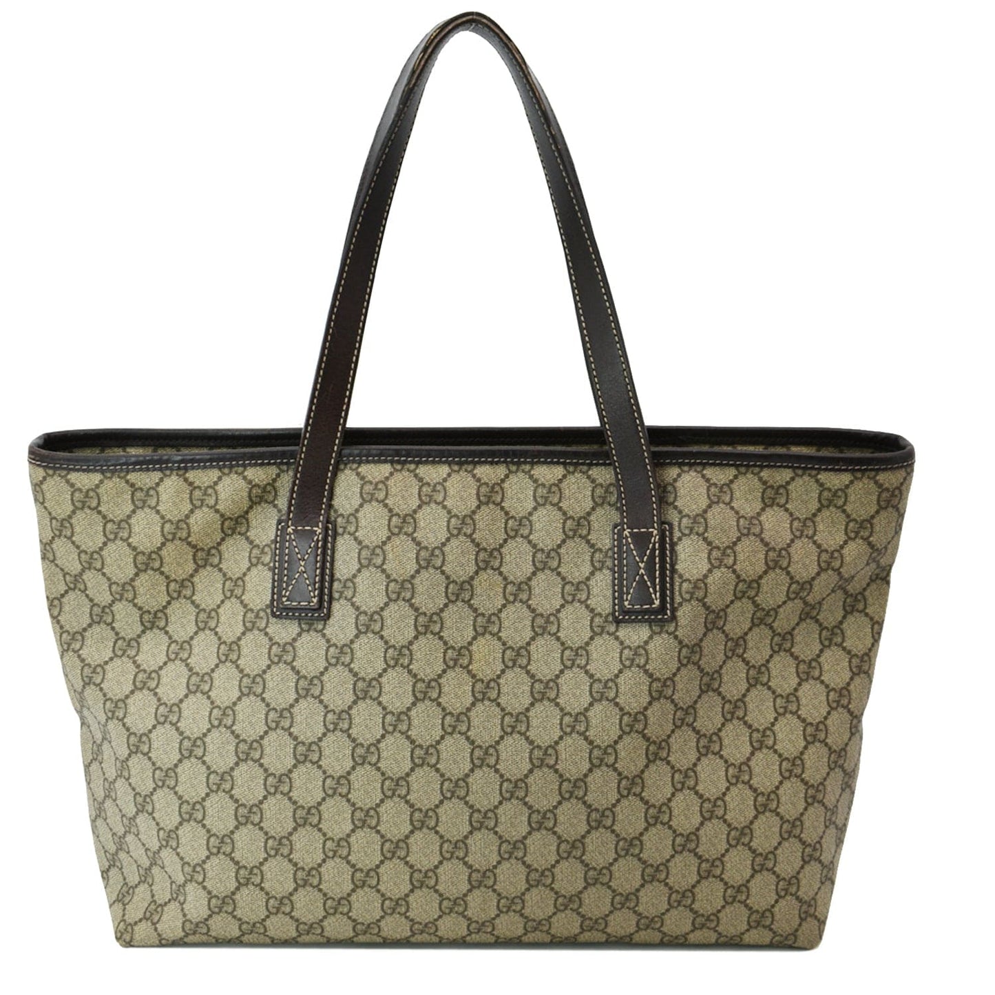 Gucci Supreme Tote Bag Canvas Beige