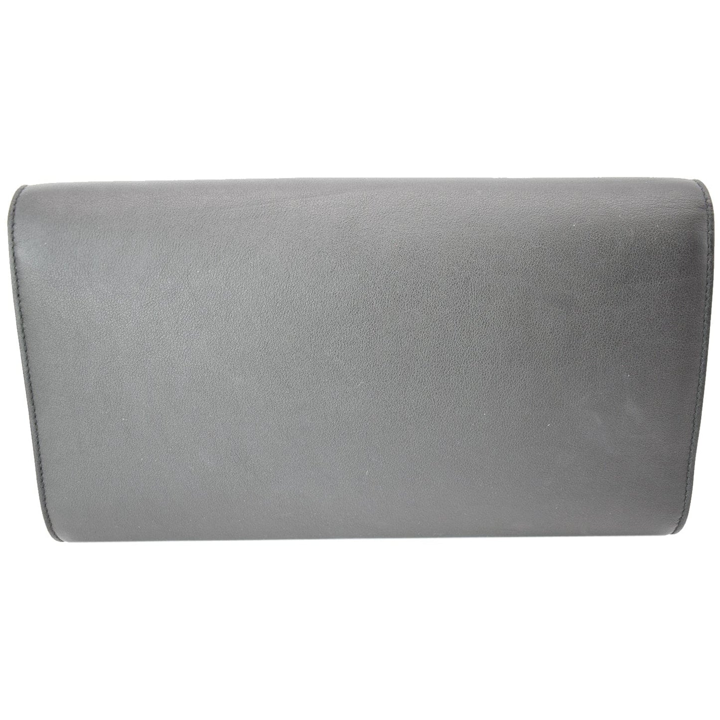 YSL Saint Laurent Saint Clutch Wallet Leather Black Clutch Bag