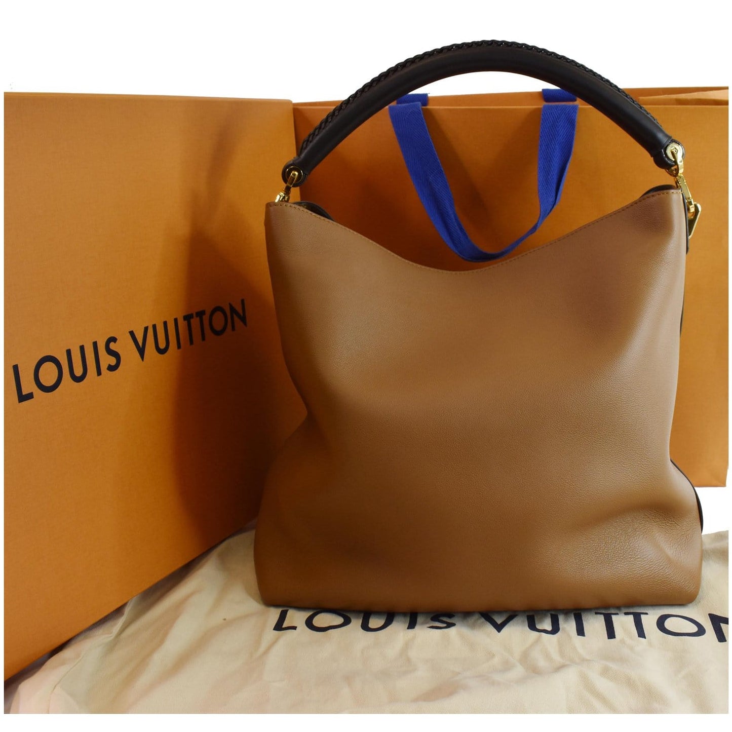 Louis Bagatelle Parnassea Shoulder Bag Noisette Leather