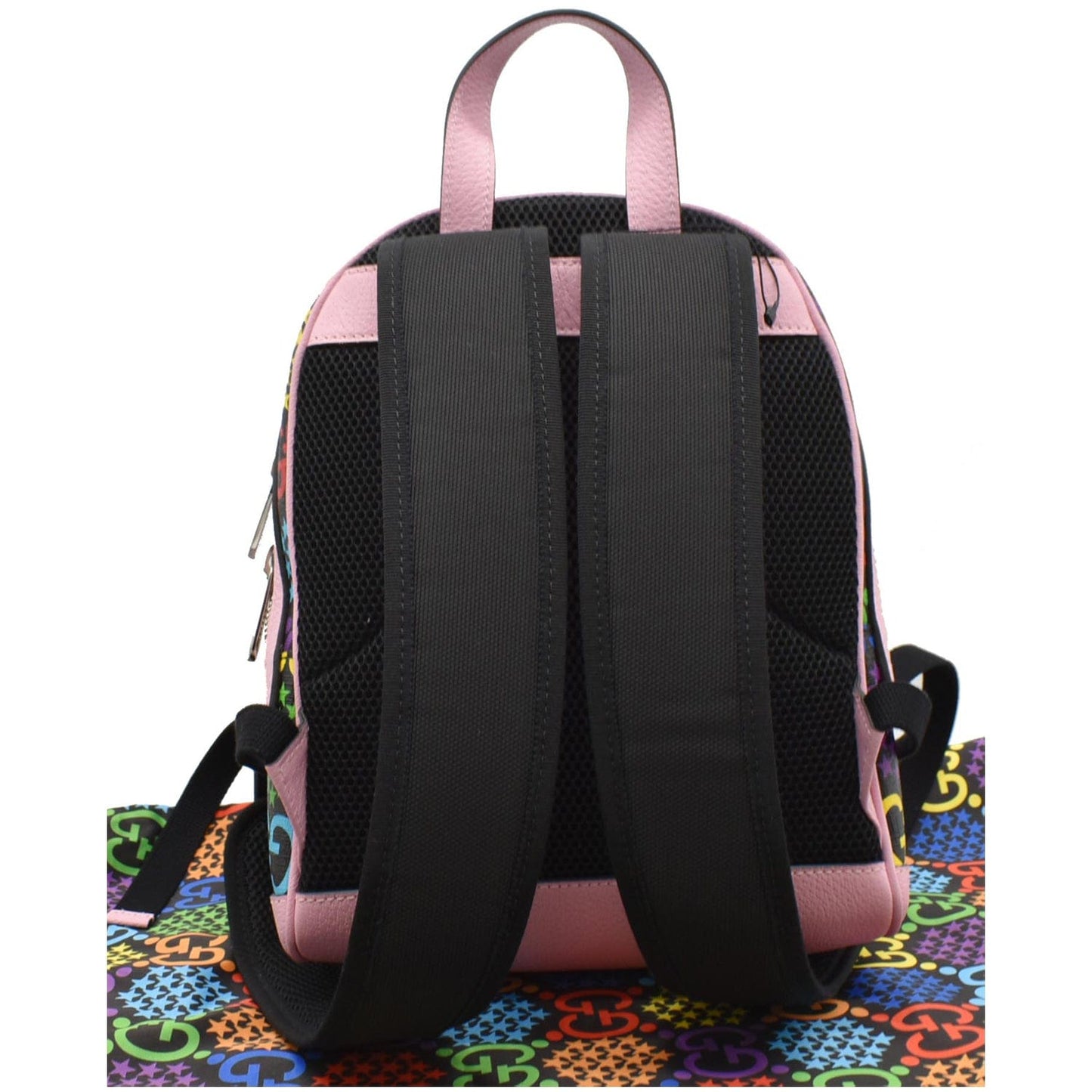 Gucci Psychedelic Supreme Backpack Bag Multicolor Canvas Monogram