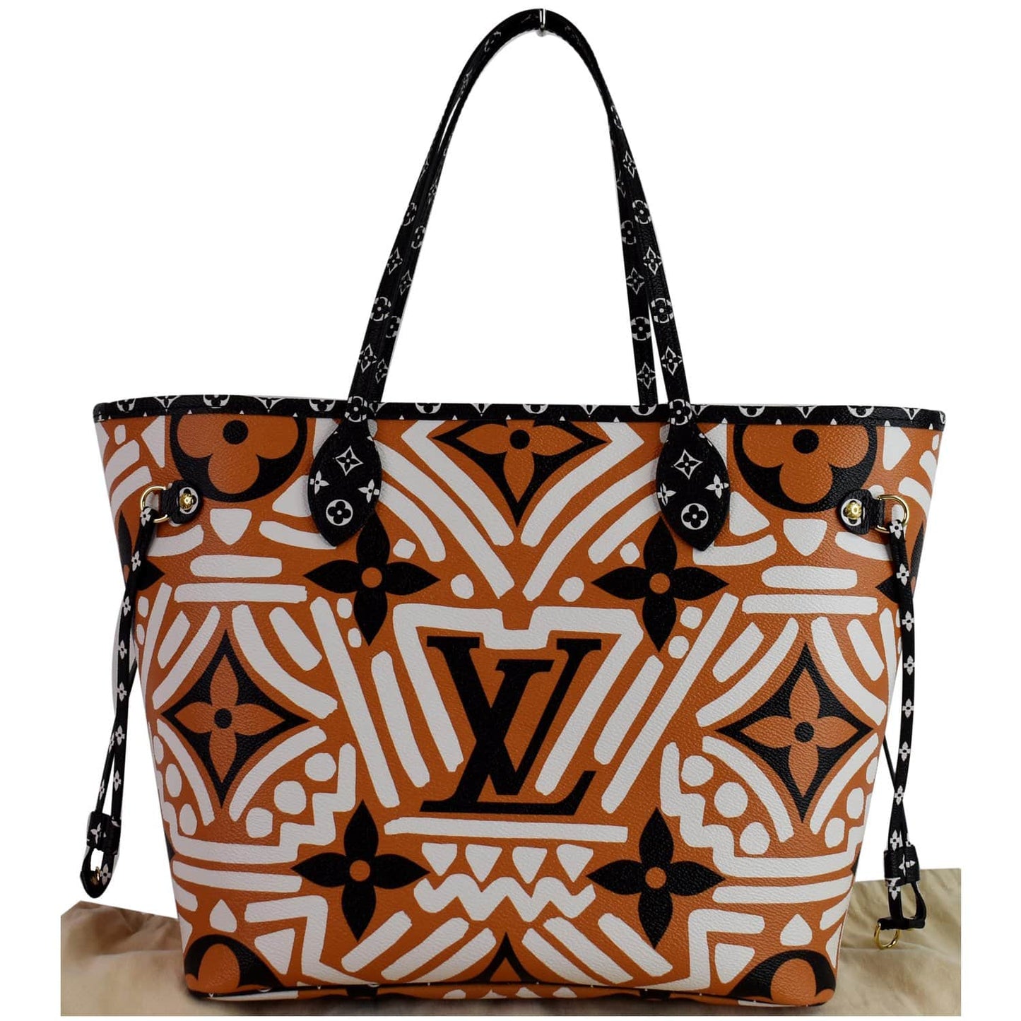 Louis Neverfull Crafty Mm Gaint Tote Bag Canvas Monogram Shoulder Bag