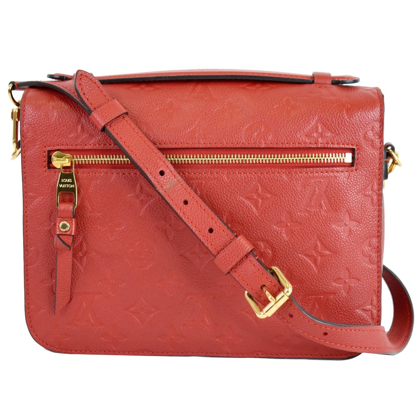 Louis Metis Pochette Empreinte Crossbody Bag Leather Red Bag Red