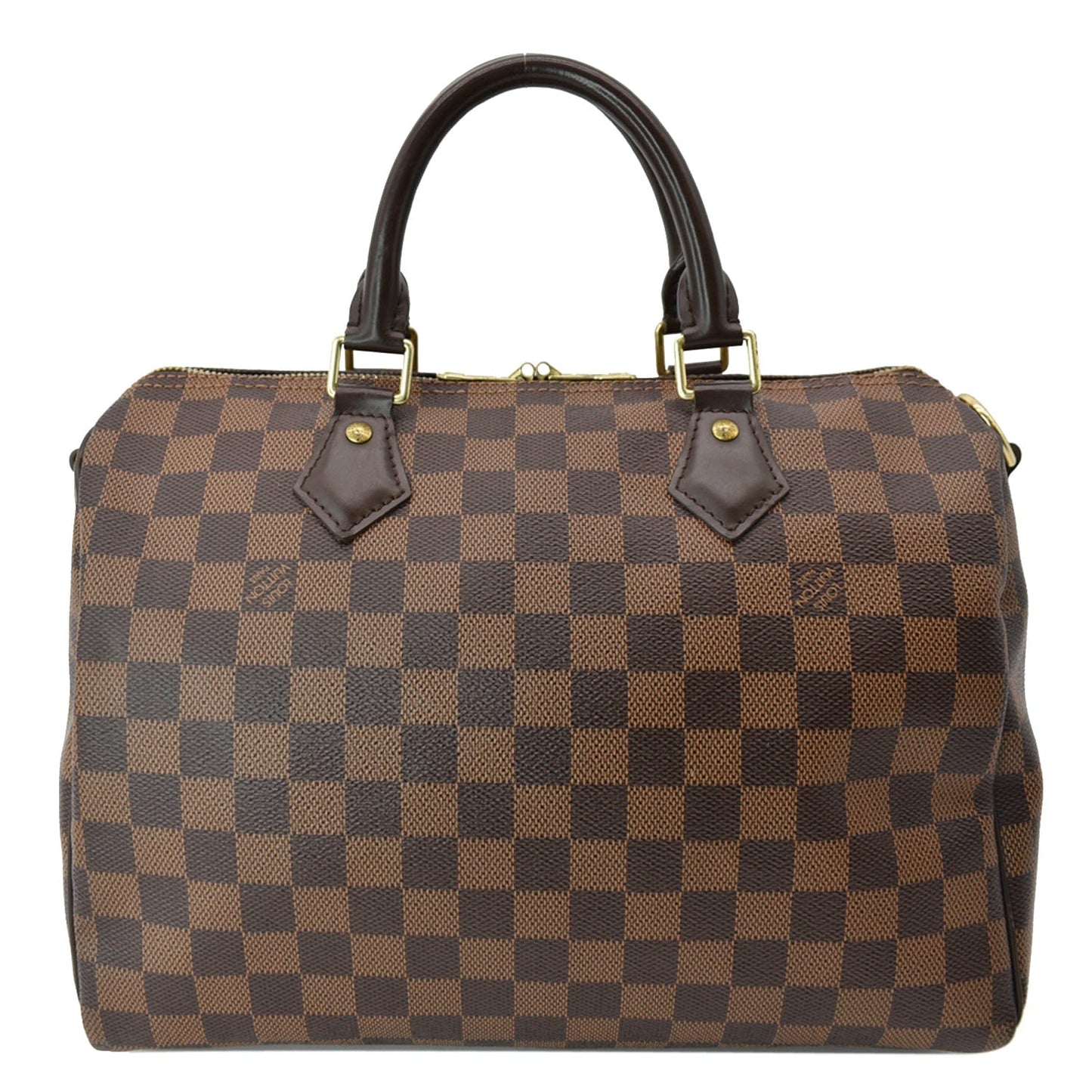 Louis Speedy Damier Ebene Satchel Bag Hot Brown Travel Bag
