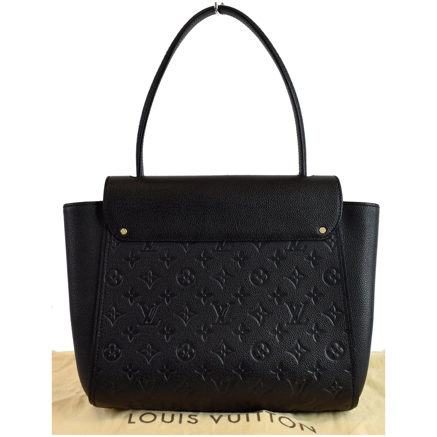 Louis Trocadero Empreinte Shoulder Bag Leather Monogram Bag Black