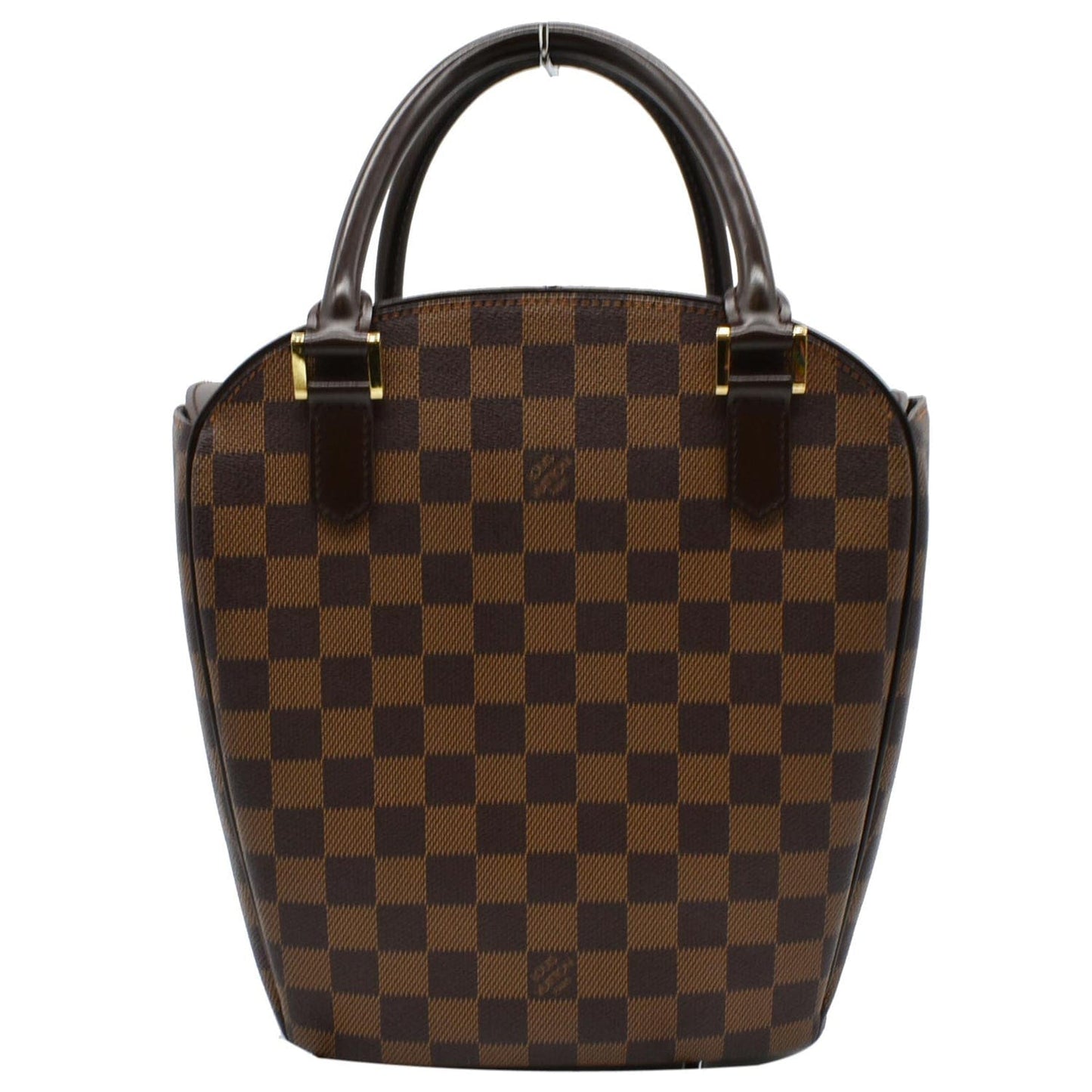 Louis Sarria Seau Damier Ebene Tote Bag Brown