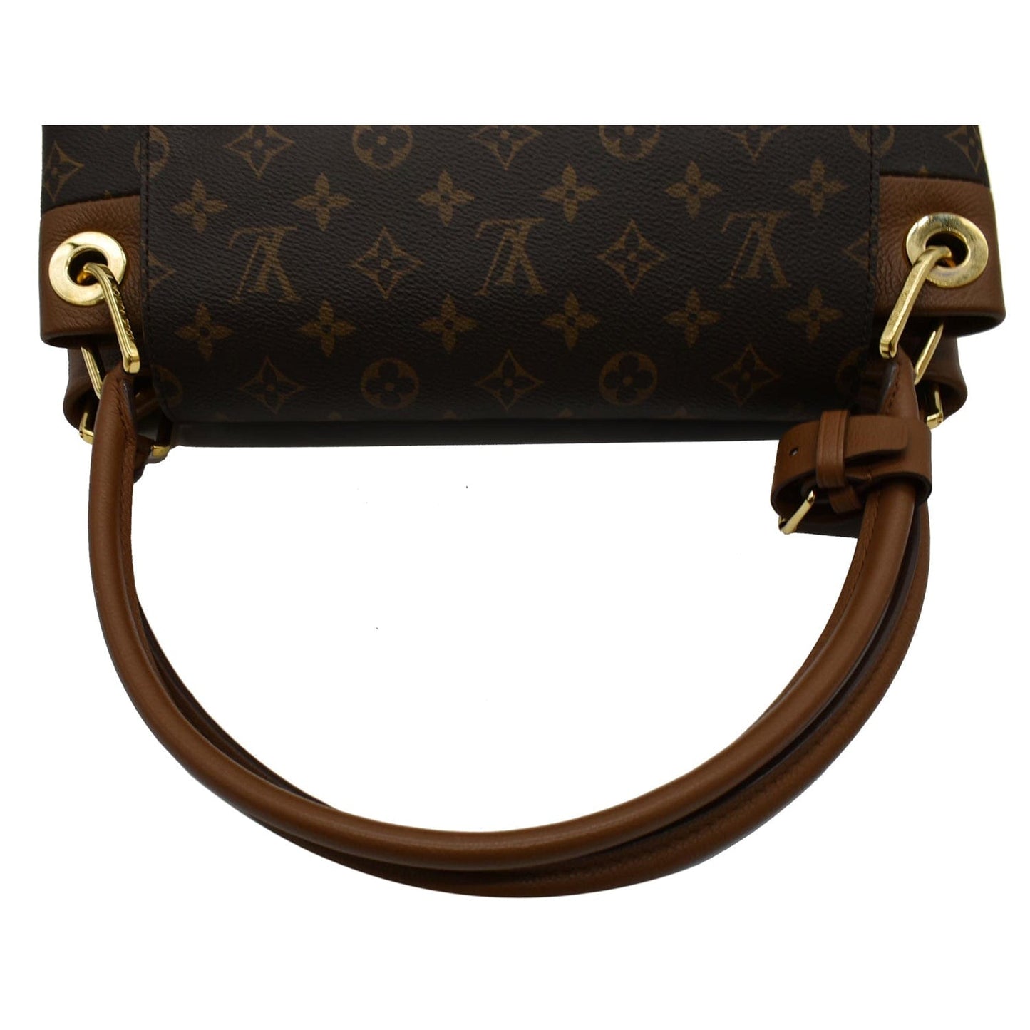 Louis Olympe Satchel Shoulder Bag Canvas Monogram