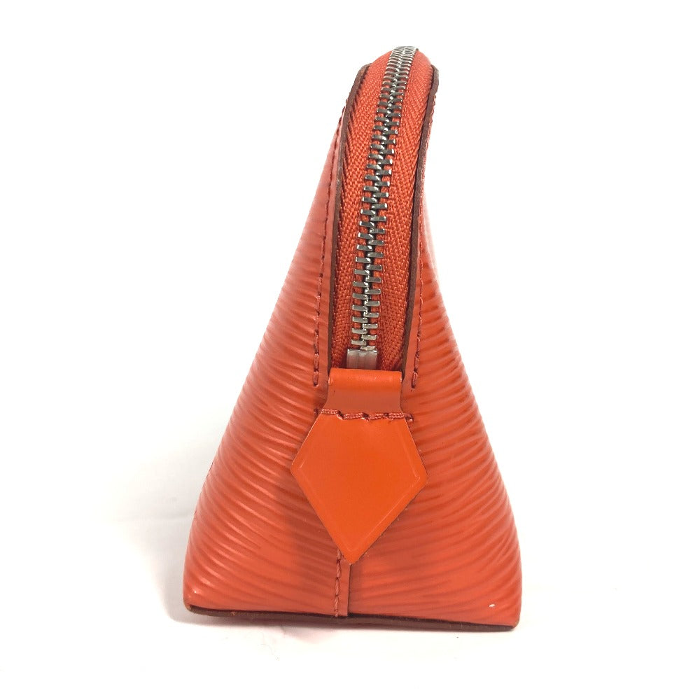 Louis Vuitton Cosmetics Pouch M40642 Epi Leather Orange Clutch Bag