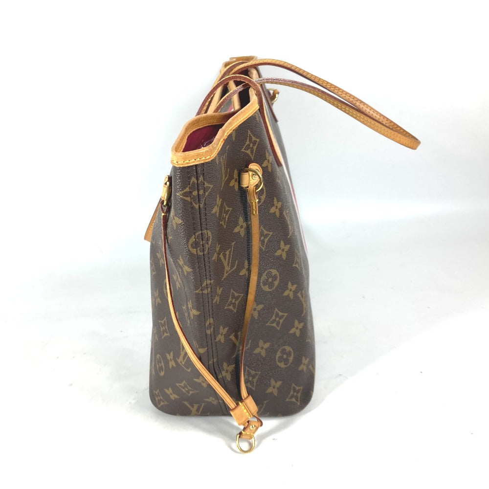 Louis Vuitton M41178 Neverfull MM Monogram Canvas Pink Shoulder Bag