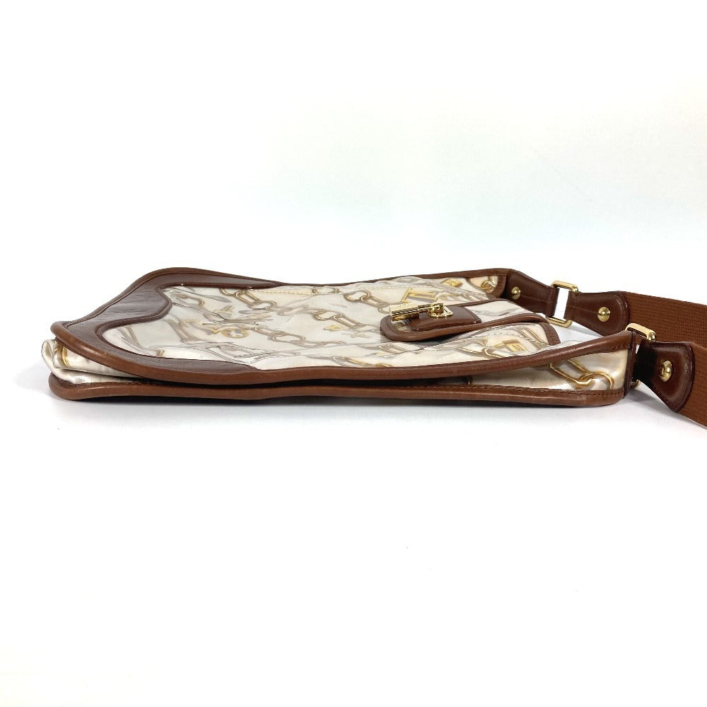 Louis Vuitton M95158 Plastics charm M tte Monogram Leather White Shoulder Bag
