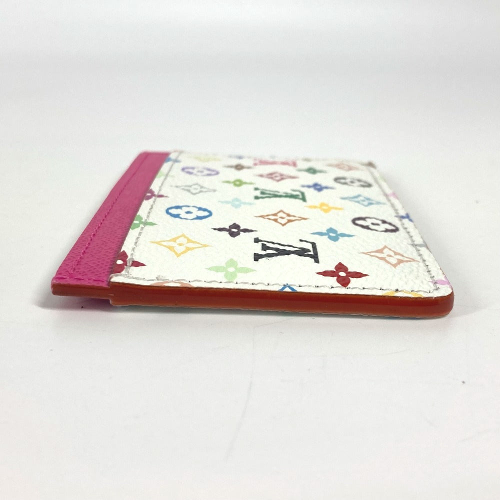 Louis Vuitton M13403 Takashi Murakami Porto cult Monogram Canvas White Multicolor Wallet Case
