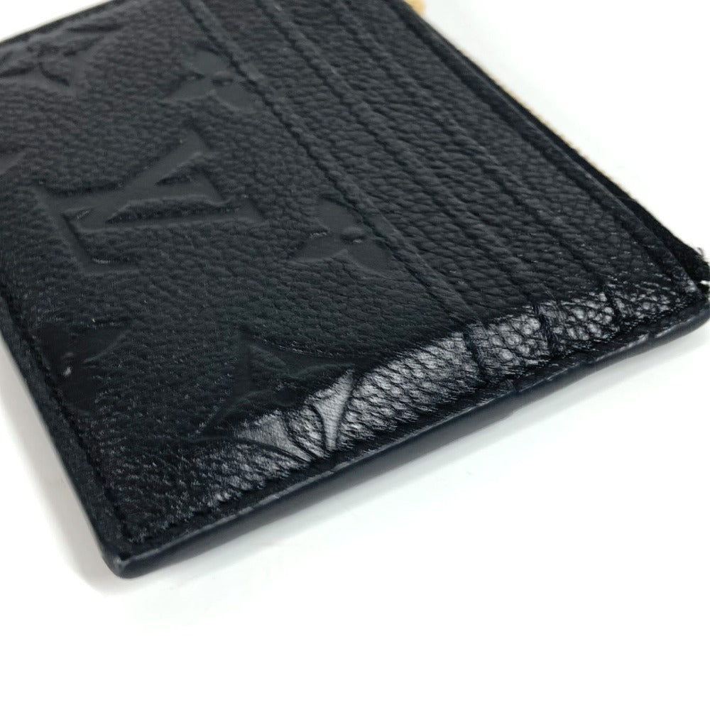 Louis Vuitton Coin M82639 Ann Platt Ann Monogram Leather Black Wallet Case
