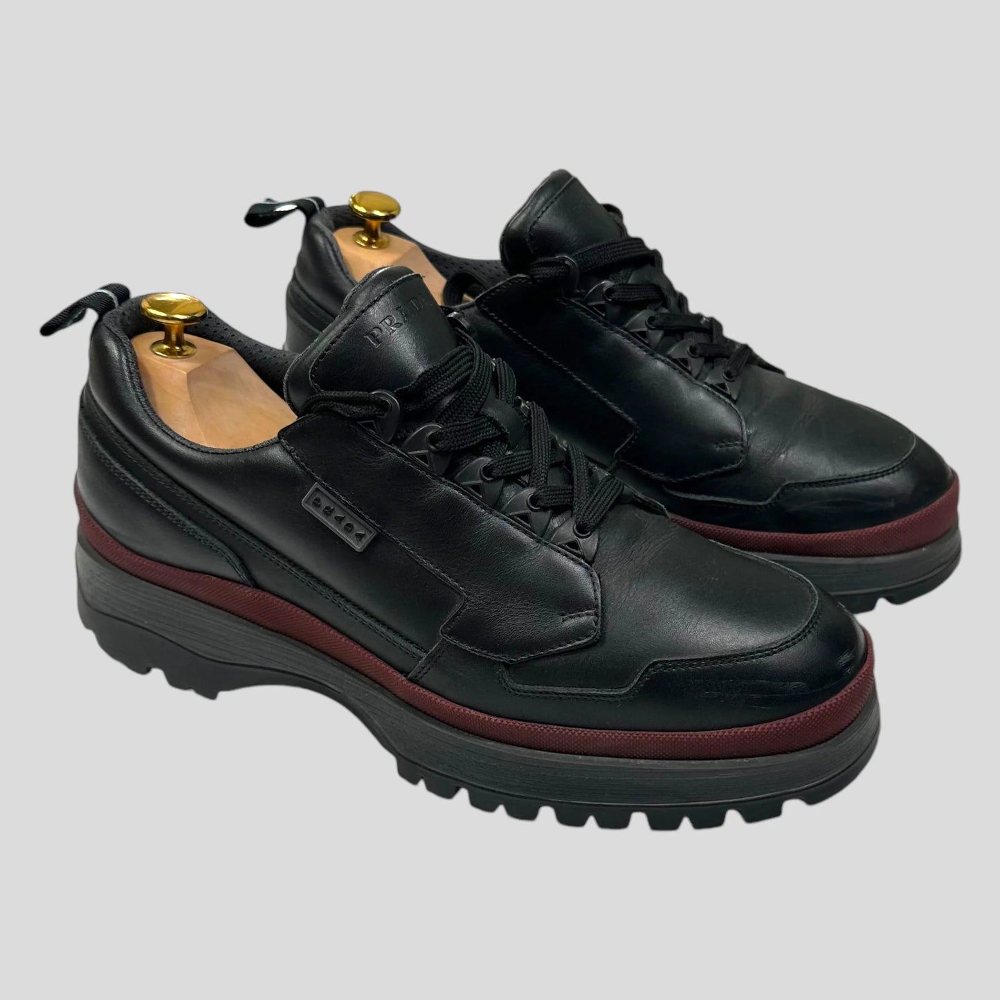 Prada Handbag Milano Low Brixxen Boot - UK9 Leather Shoes